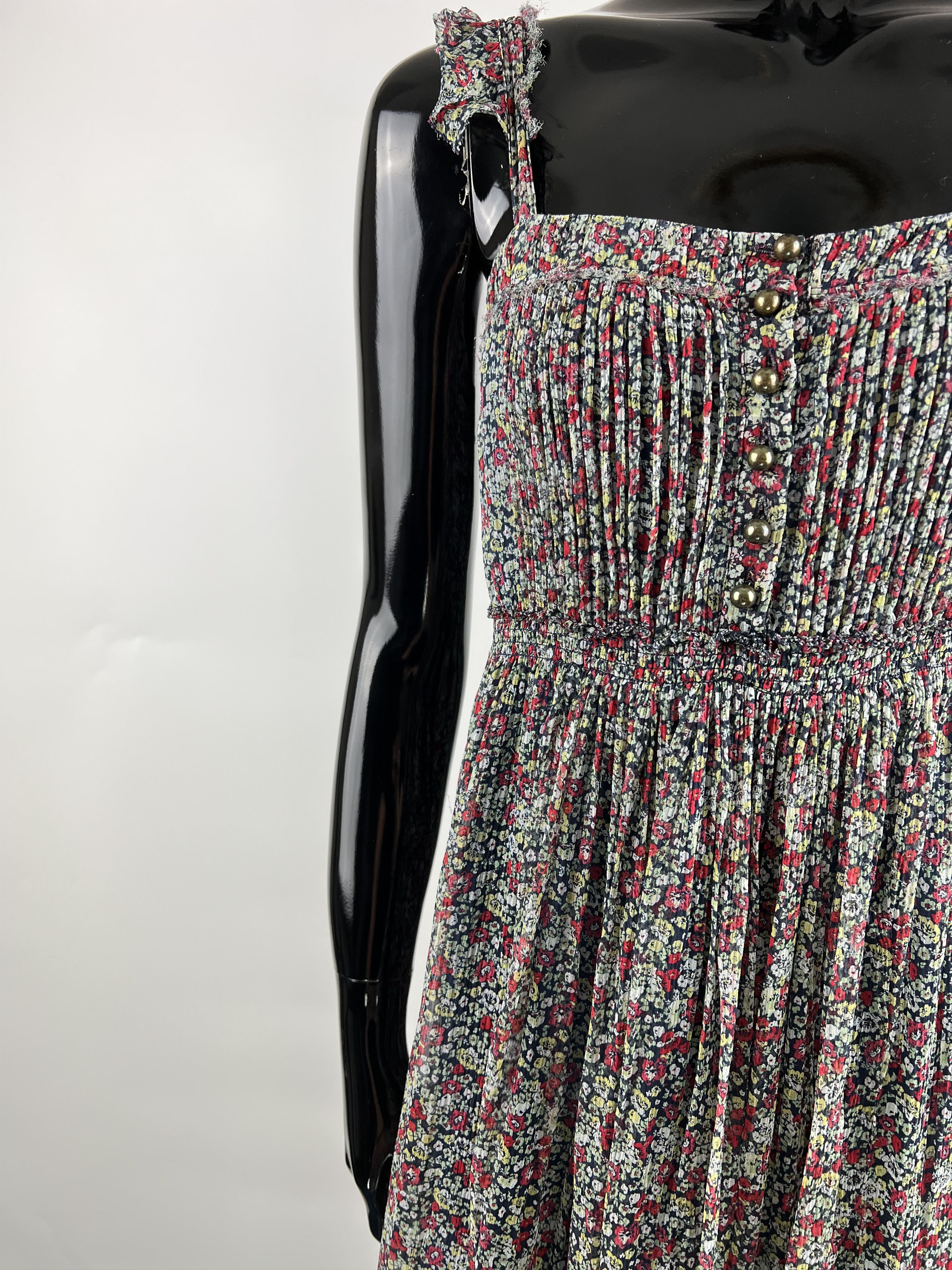Juicy Couture Juicy Couture Silk Sleeveless Maxi Dress Floral Print Size XS / US 0-2 / IT 36-38 - 4 Thumbnail
