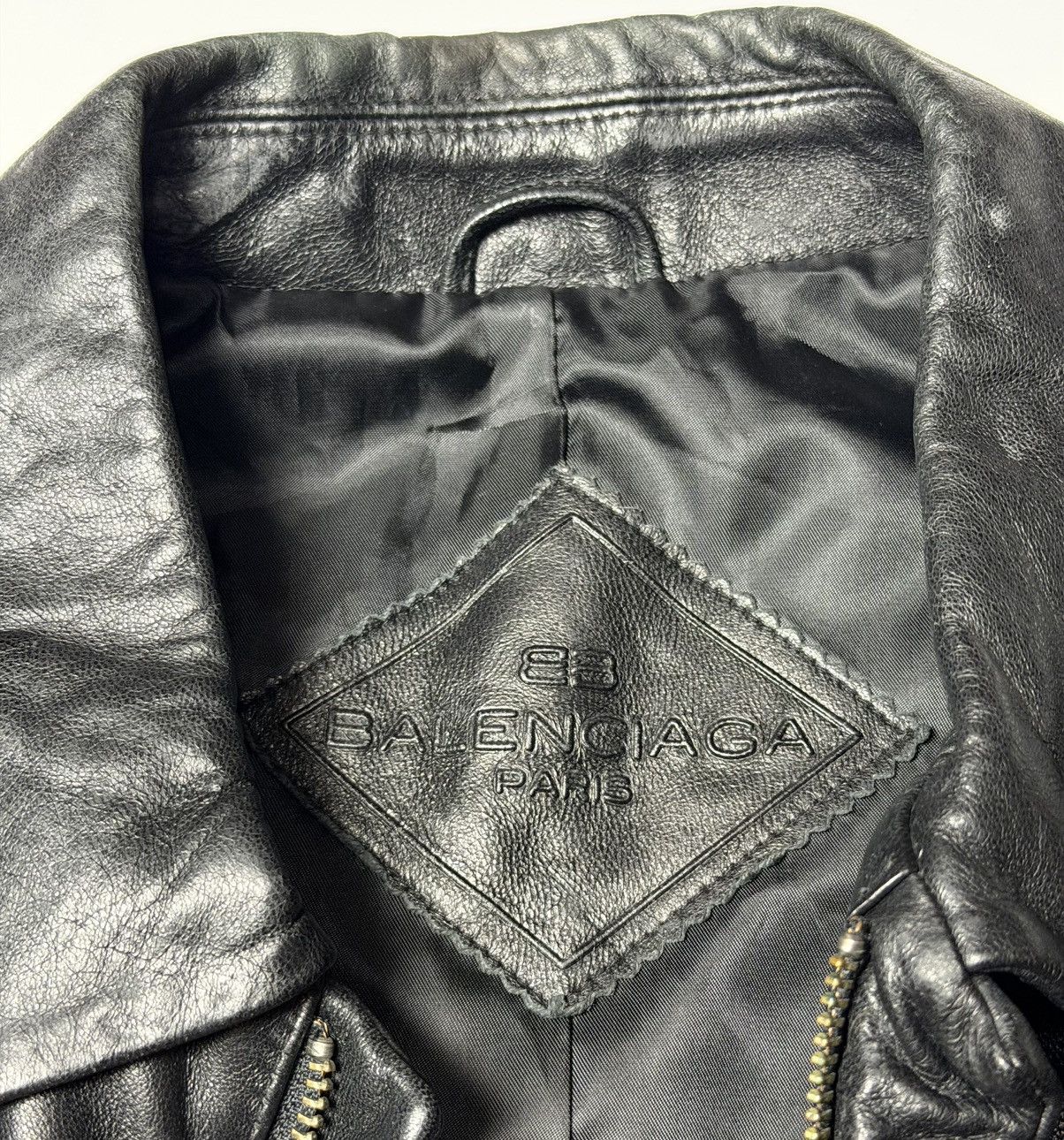 Balenciaga Balenciaga - Nicholas Ghesquière Zip-up leather jacket Size US L / EU 52-54 / 3 - 16 Thumbnail