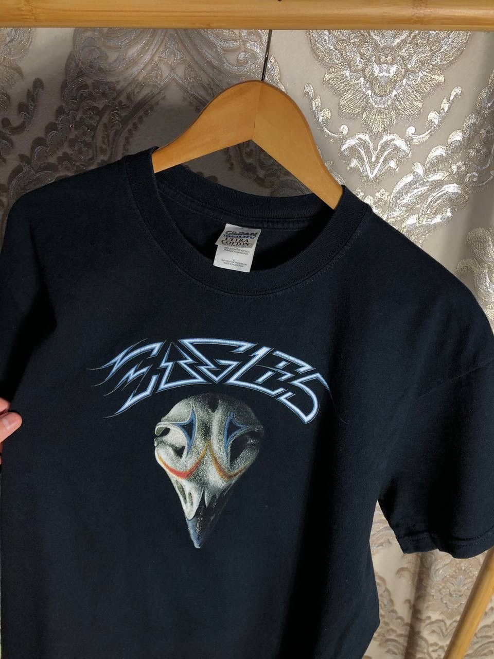 Vintage VERY RARE THE EAGLES DOUBLE PRINTED ROCK T-SHIRT WORLD TOUR Size US M / EU 48-50 / 2 - 2 Thumbnail