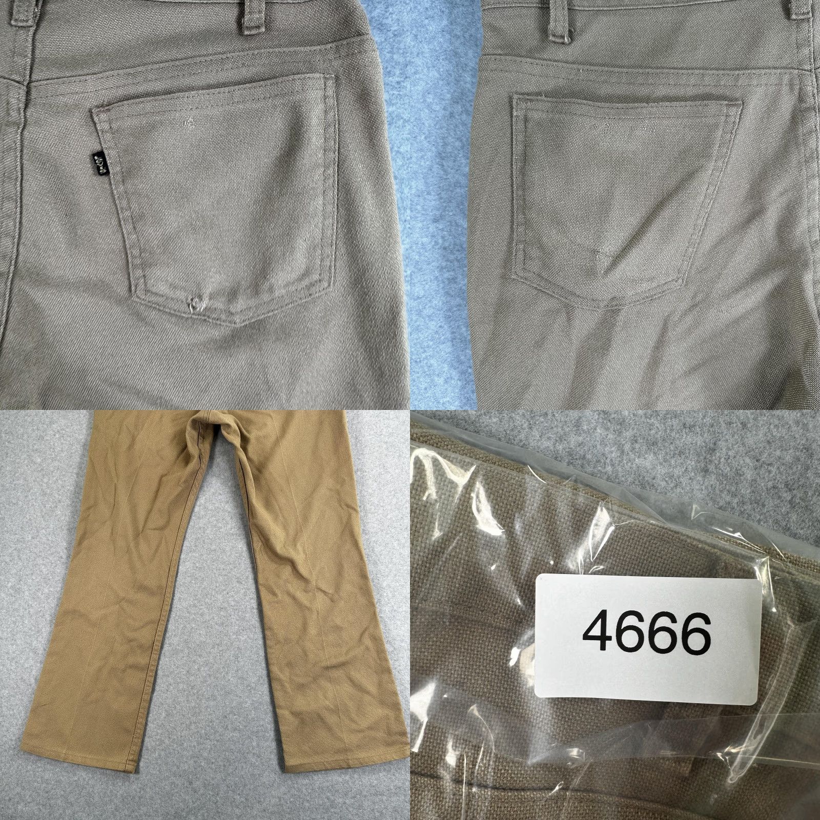 Levi's VINTAGE Levi's Sta-Prest Pants Mens 34x30 Brown Bootcut Canvas USA Workwear Size US 34 / EU 50 - 10 Thumbnail