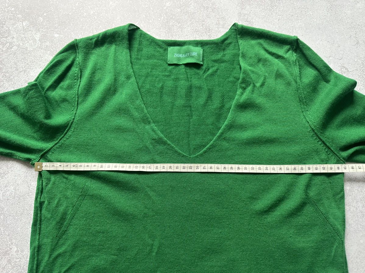 Vintage × Zadig & Voltaire Zadig&Voltaire long sleeve one size green vintage Size ONE SIZE - 10 Thumbnail