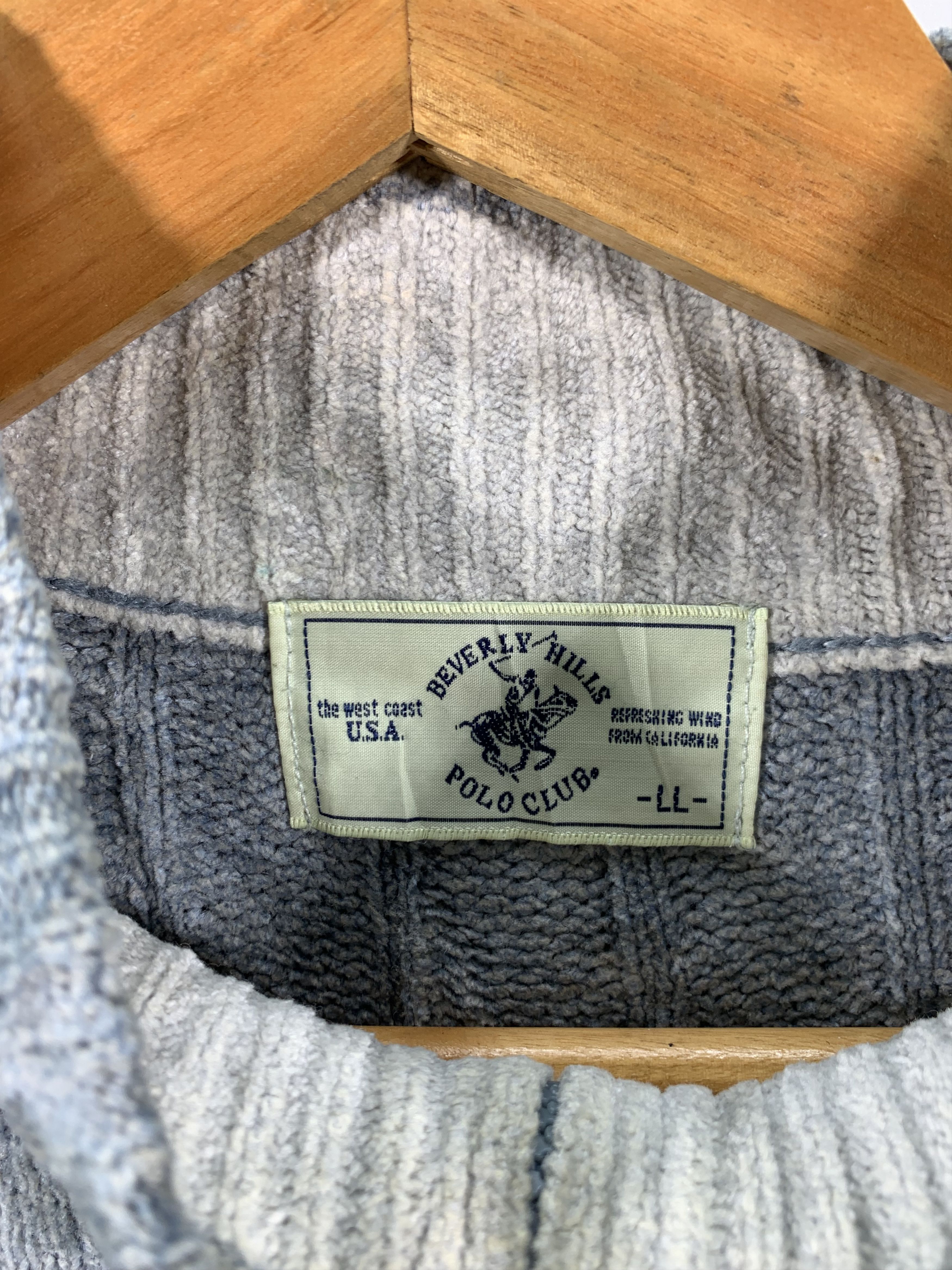 Beverly Hills Polo Club × Polo Ralph Lauren × U.S. Polo Assn. Sweater Size US L / EU 52-54 / 3 - 3 Thumbnail