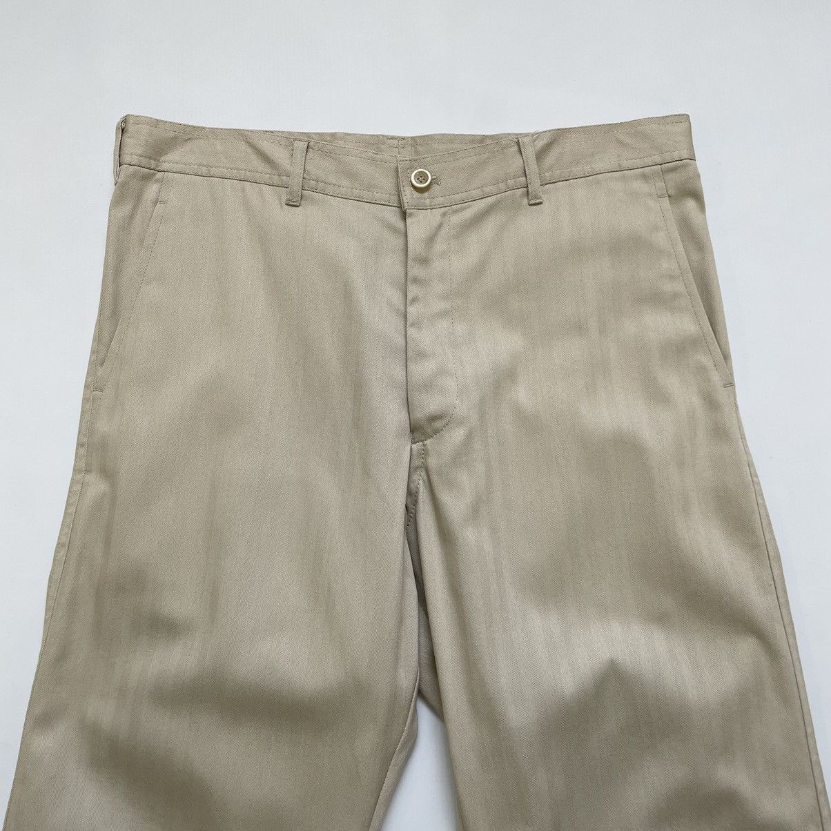 Comme des Garcons Beige ‘Curved Leg’ Utility Trousers Size US 34 / EU 50 - 3 Thumbnail