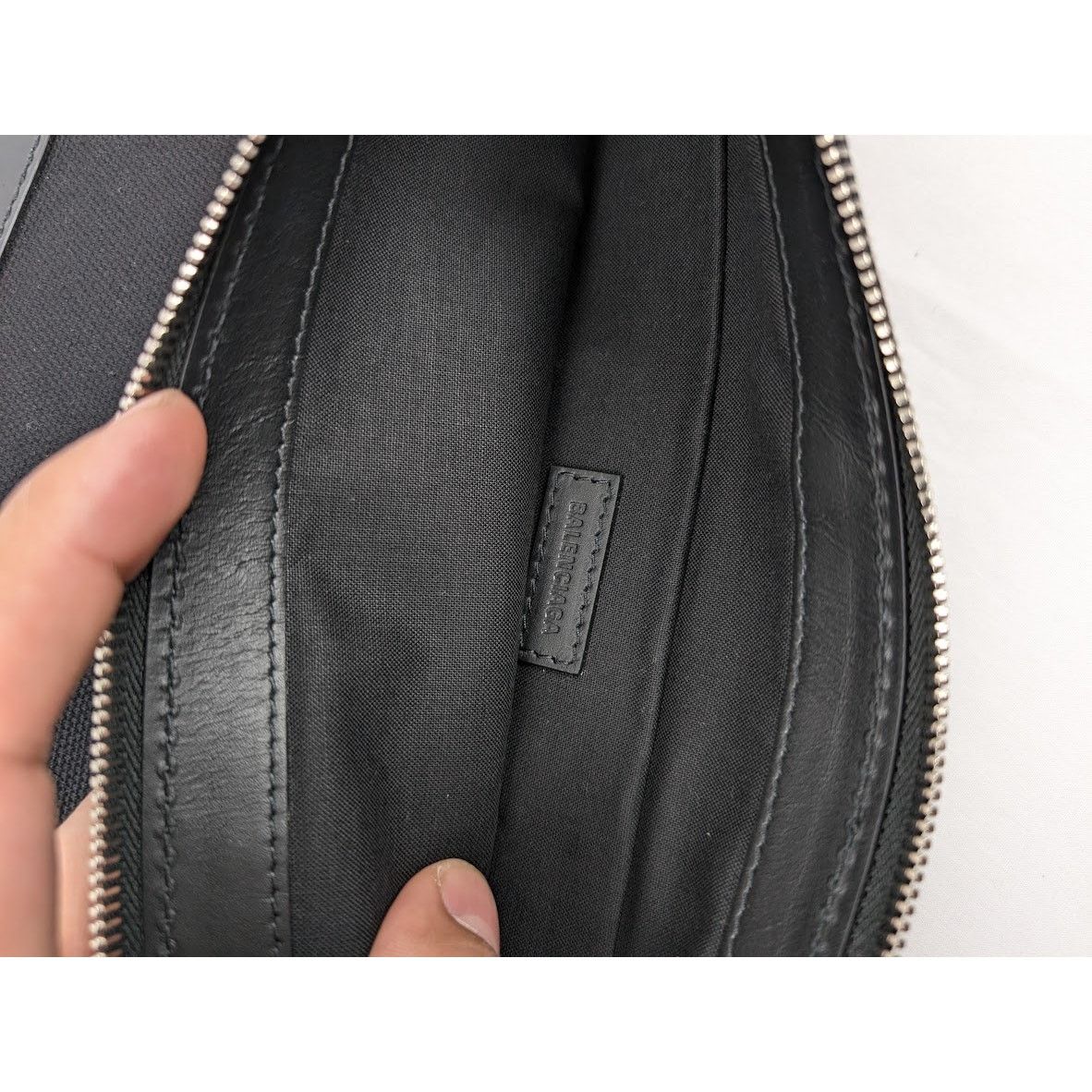 Balenciaga o1rshd1 Size: OS / Toile De Coton Navy Money Clip Case Noir Size ONE SIZE - 14 Thumbnail