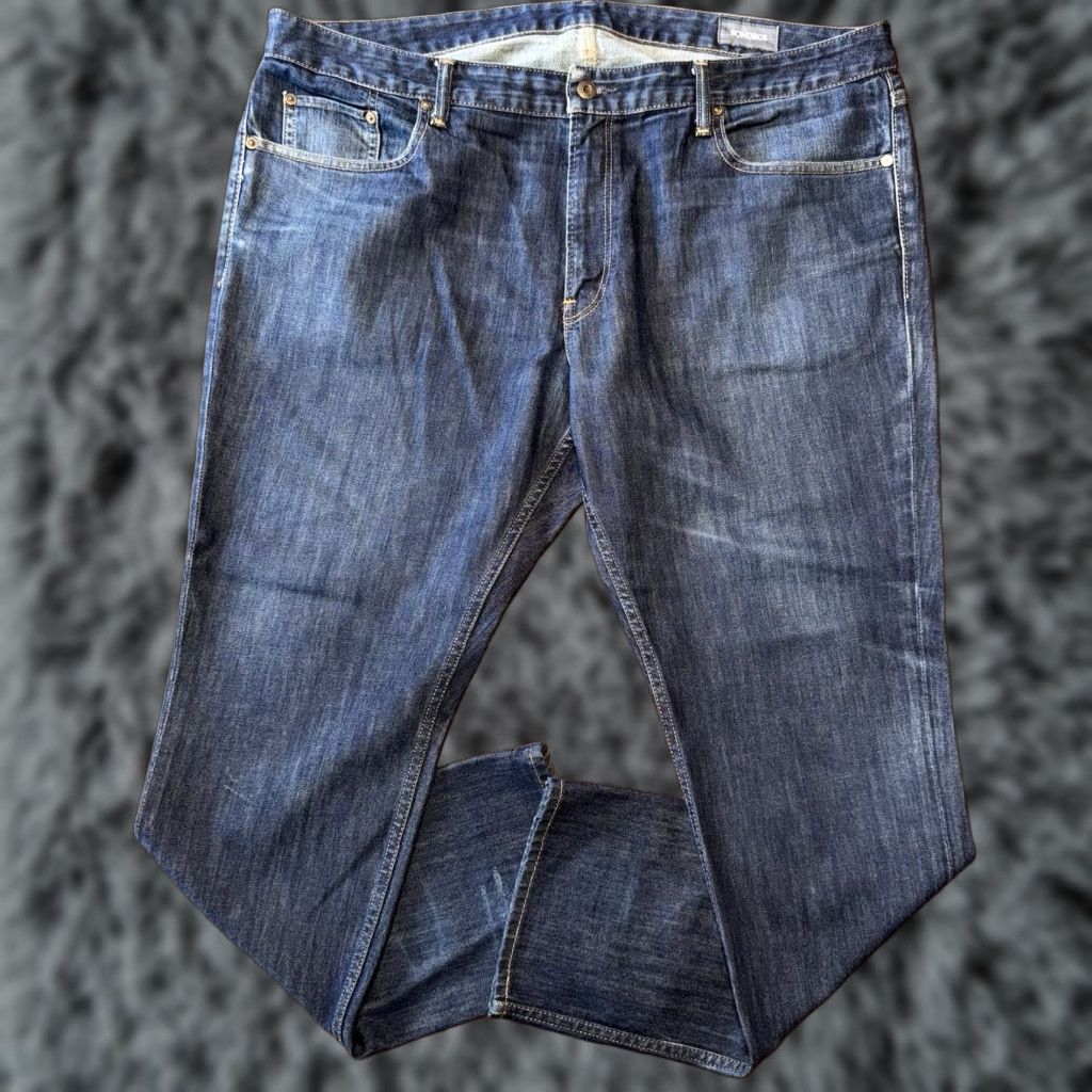 Bonobos Bonobos Jeans Men’s Slim Straight Denim Tailored Fit 40x32 Medium Wash Blue 5-Pocket Logo Zipper Button Size US 40 / EU 56 - 1 Thumbnail