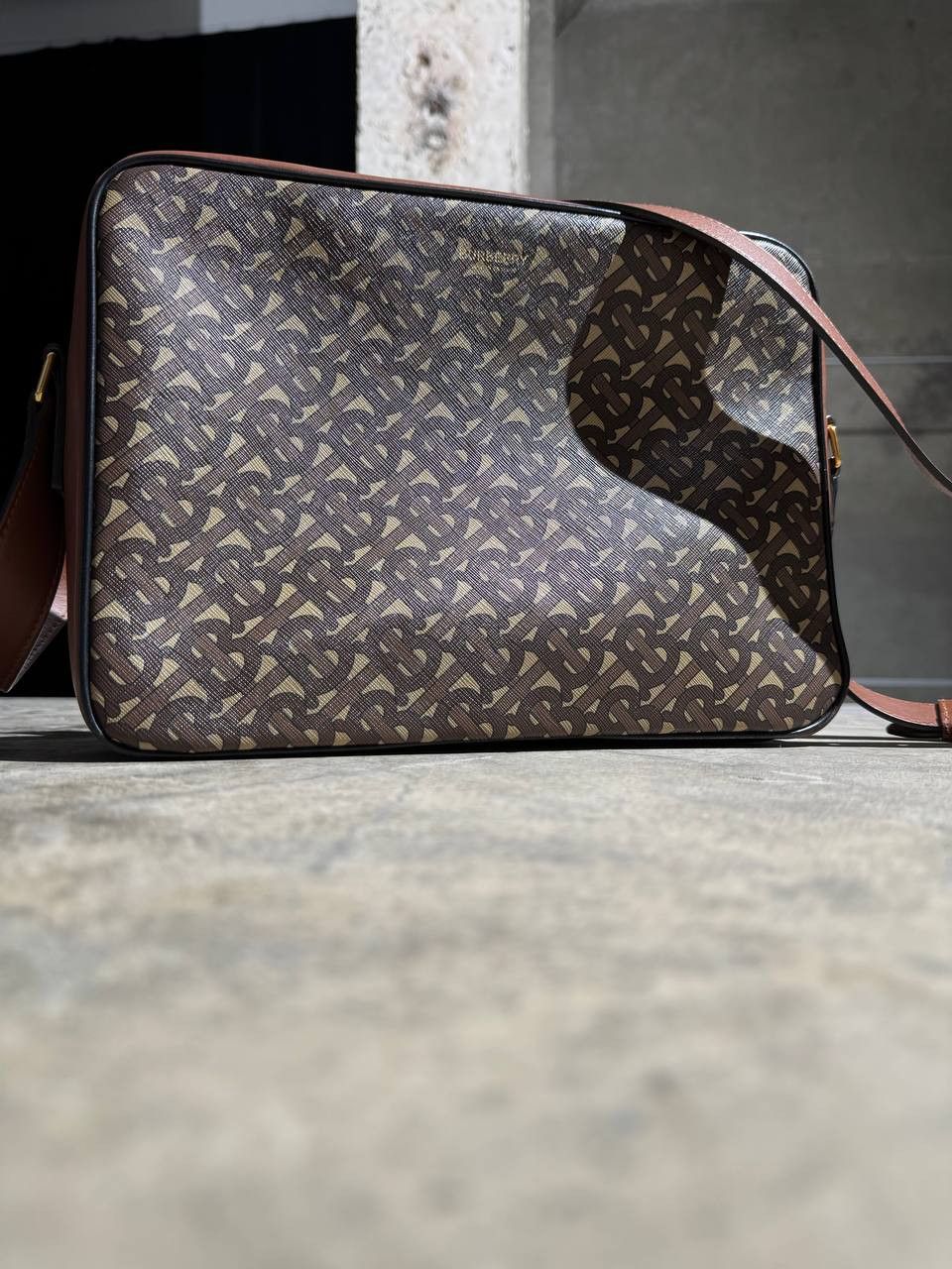 Burberry Burberry Pre-Owned 2010s TB Monogram Print Crossbody Bag Size ONE SIZE - 6 Thumbnail