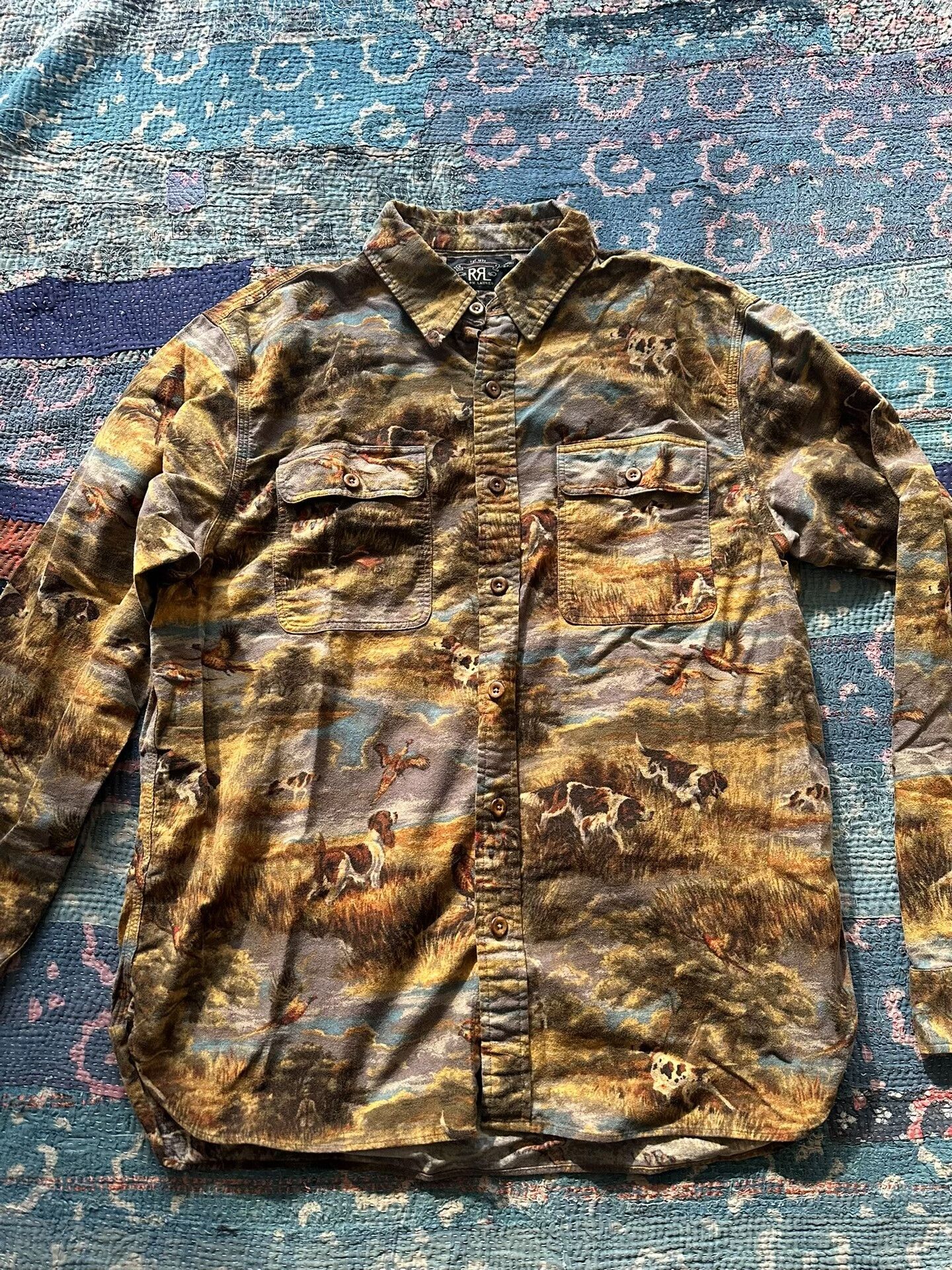 RRL Ralph Lauren RRL Hunting Dog Shirt in Large Size US L / EU 52-54 / 3 - 1 Thumbnail