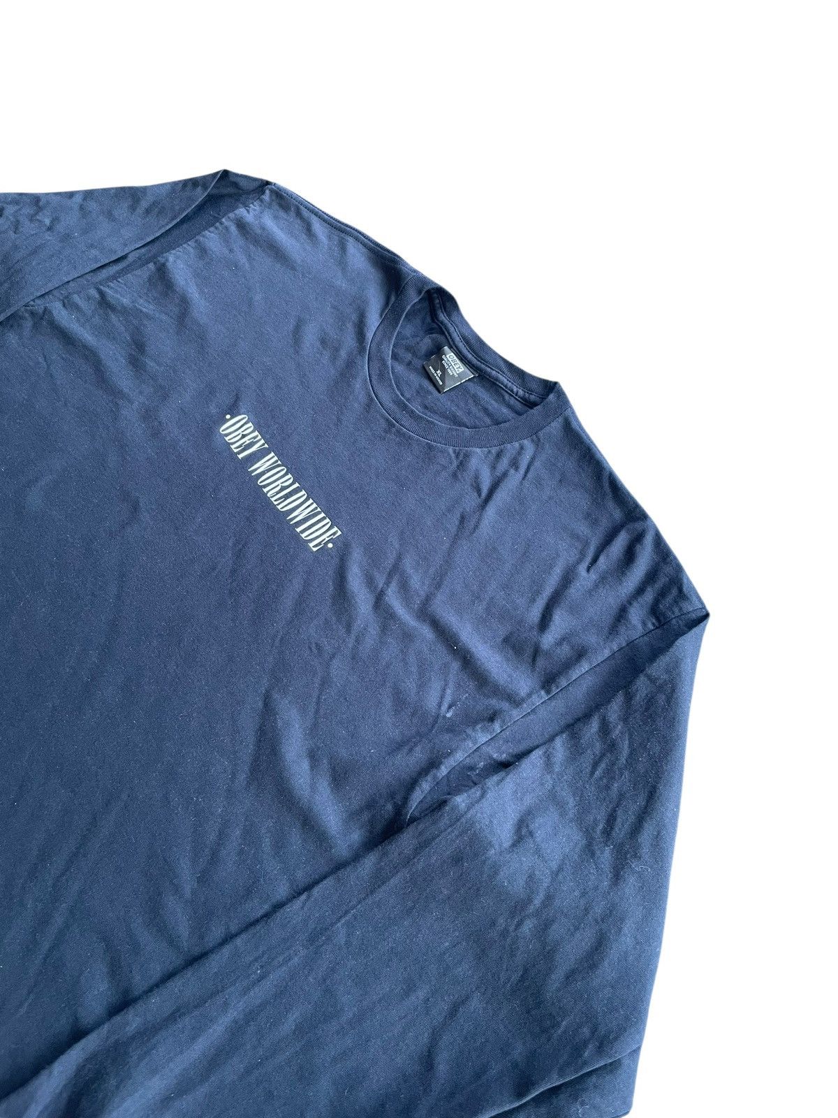 Obey Obey Worldwide Long Sleave Size US XL / EU 56 / 4 - 2 Thumbnail