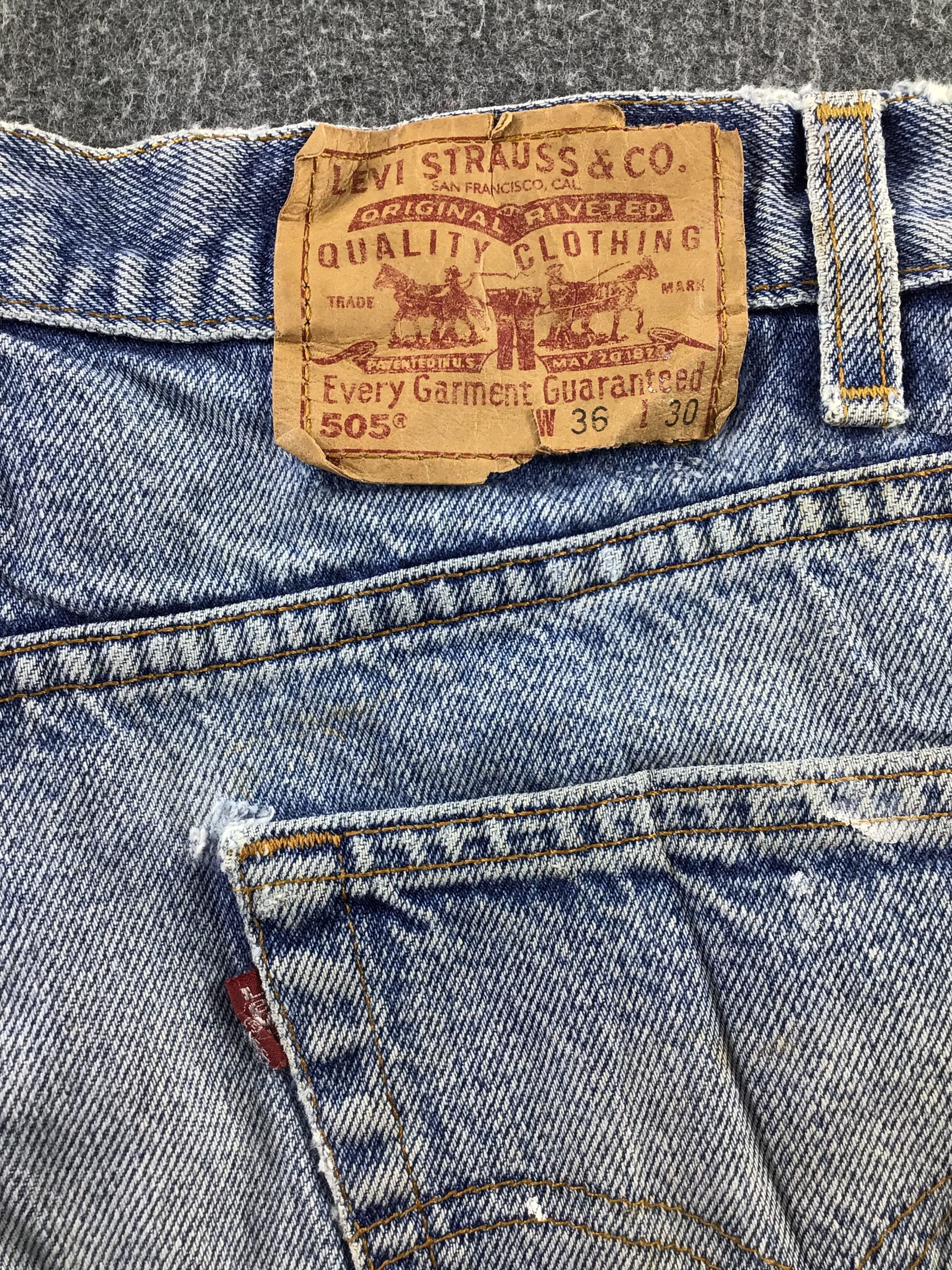 Levi's × Vintage Vintage Levis 505 Jeans-JM285 Size US 35 - 6 Thumbnail
