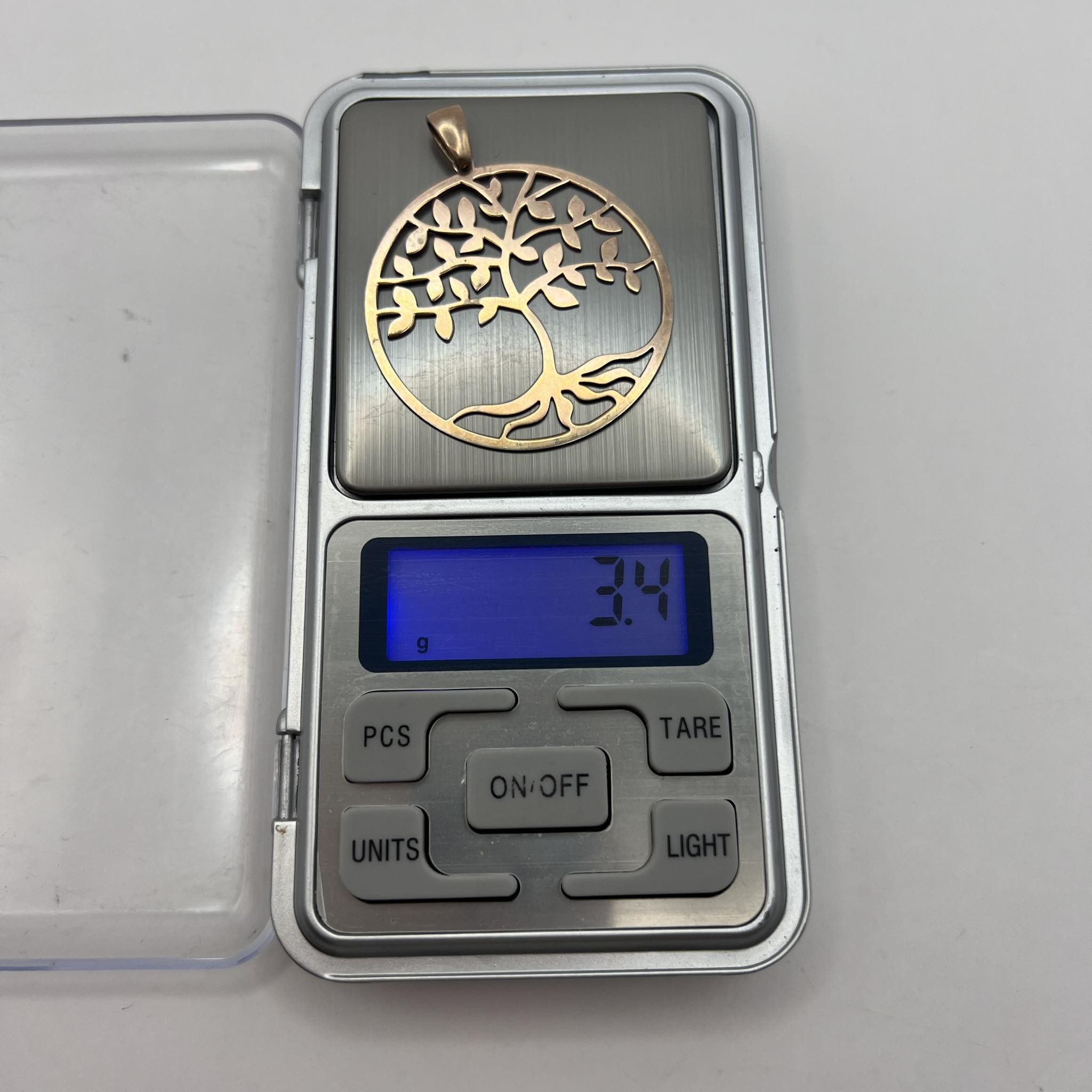 Vintage Vintage Jewelry Pendant Tree Gilt Sterling Silver 925 Size ONE SIZE - 2 Thumbnail
