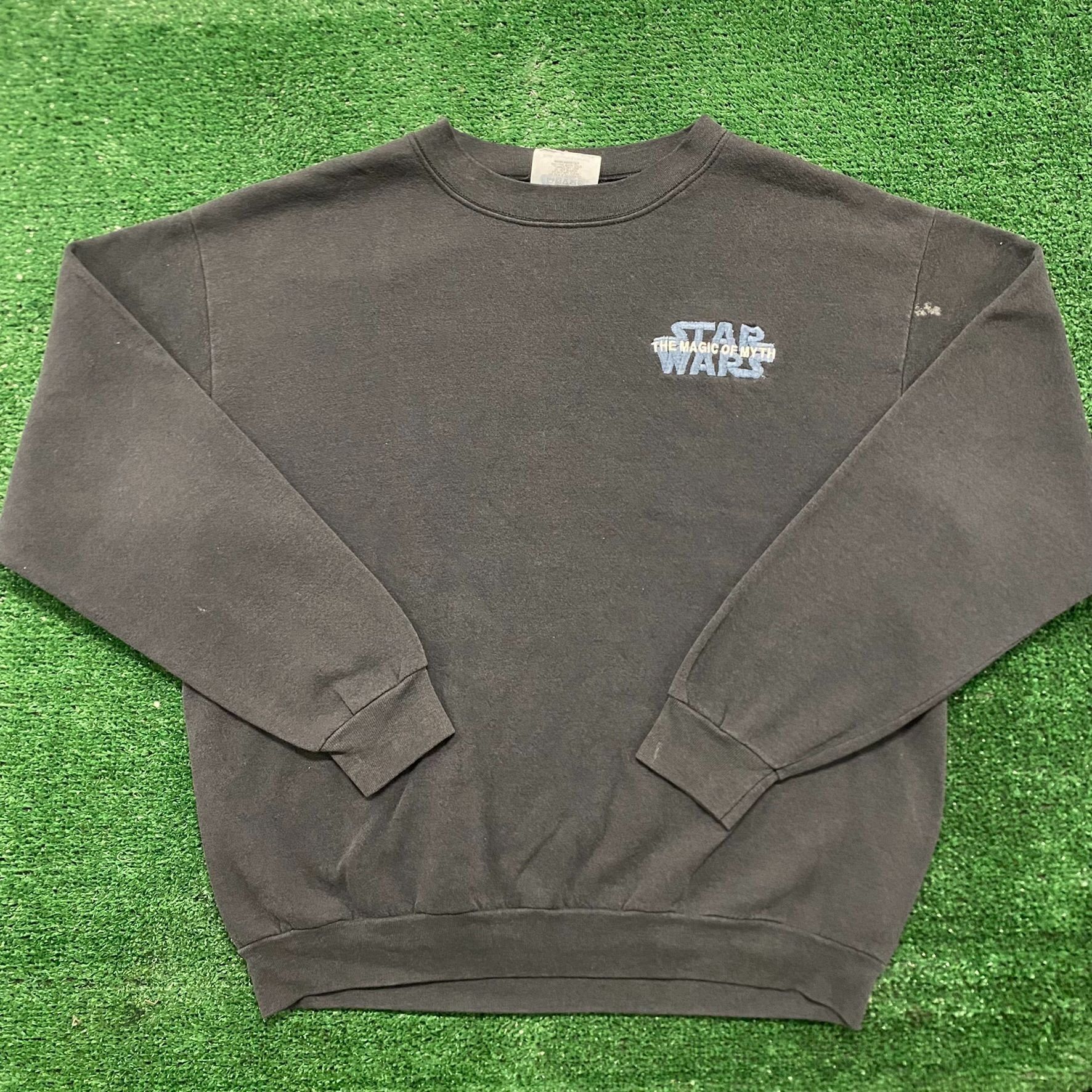 Star Wars Vintage 90s Star Wars Sun Faded Movie Crewneck Sweatshirt Size US L / EU 52-54 / 3 - 1 Thumbnail