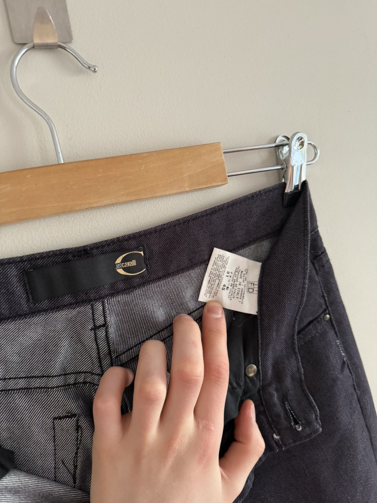 Vintage Y2K Just Cavalli Dark Wash Bootcut Jeans