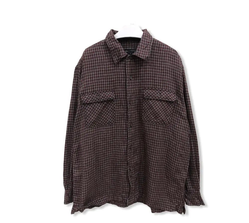 Vintage Vintage Ourhouse Flannel Shirt 👕 Size US L / EU 52-54 / 3 - 1 Thumbnail