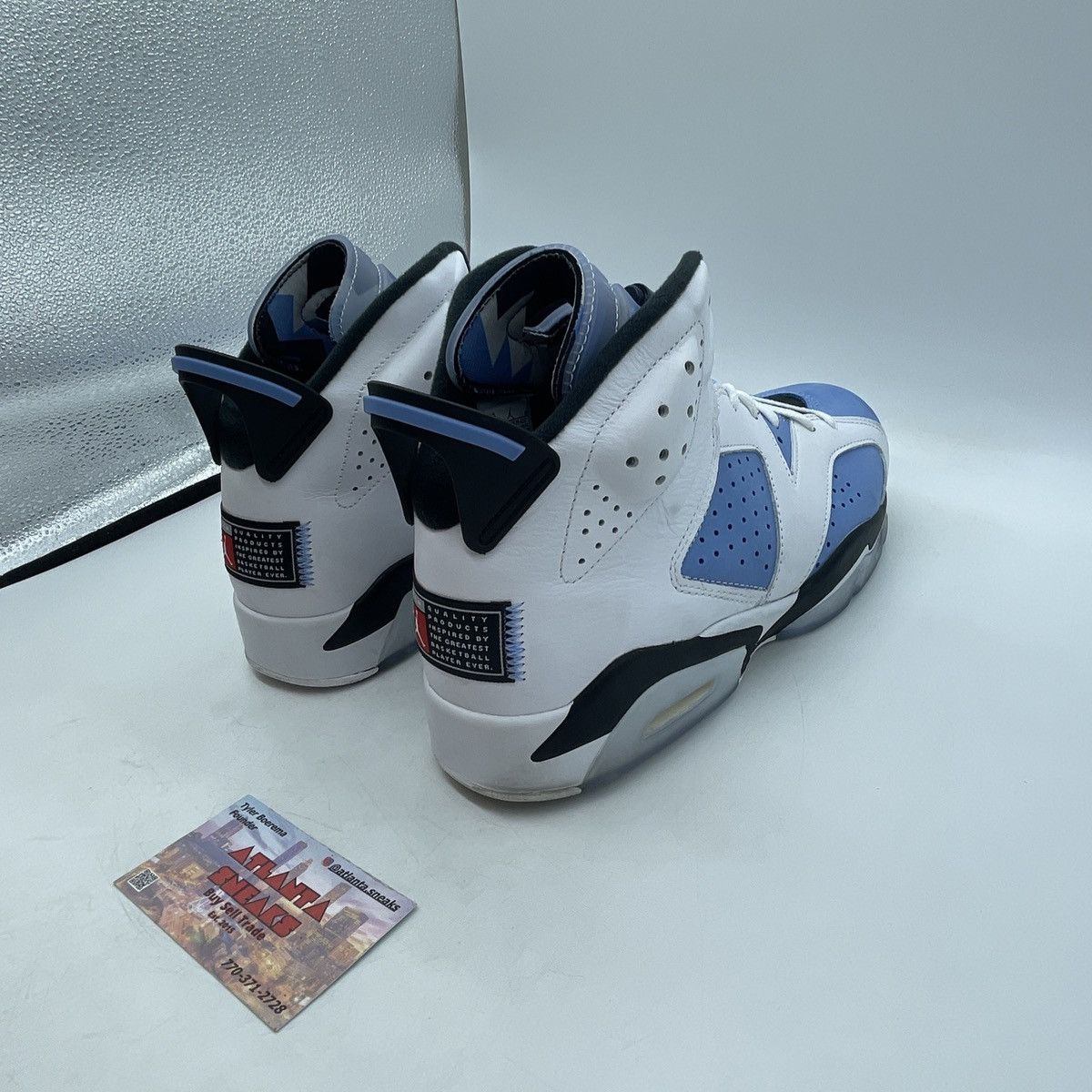 Jordan Brand Air Jordan 6 UNC home Size US 9.5 / EU 42-43 - 5 Thumbnail