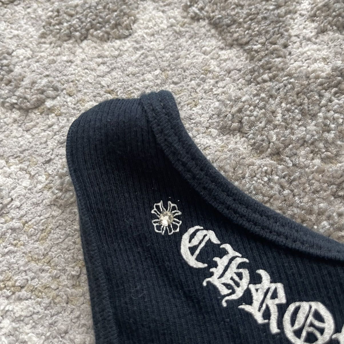 Chrome Hearts × Swarovski × Vintage Chrome Hearts Vintage Swarovski Floral Heart Tank Top Size M / US 6-8 / IT 42-44 - 6 Thumbnail