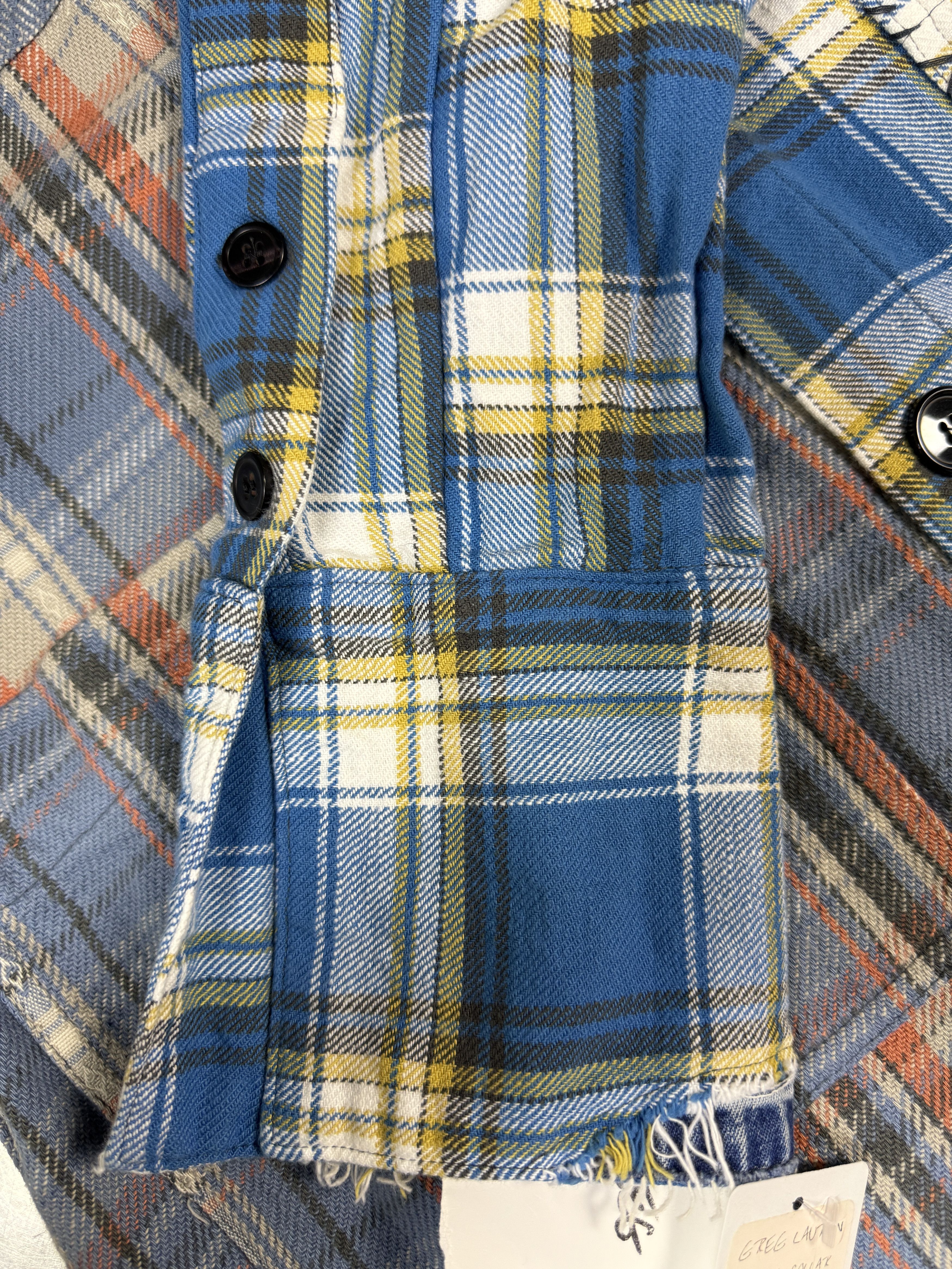 Greg Lauren Greg Lauren Shawl Collar Plaid Boxy Jacket Size US M / EU 48-50 / 2 - 8 Thumbnail