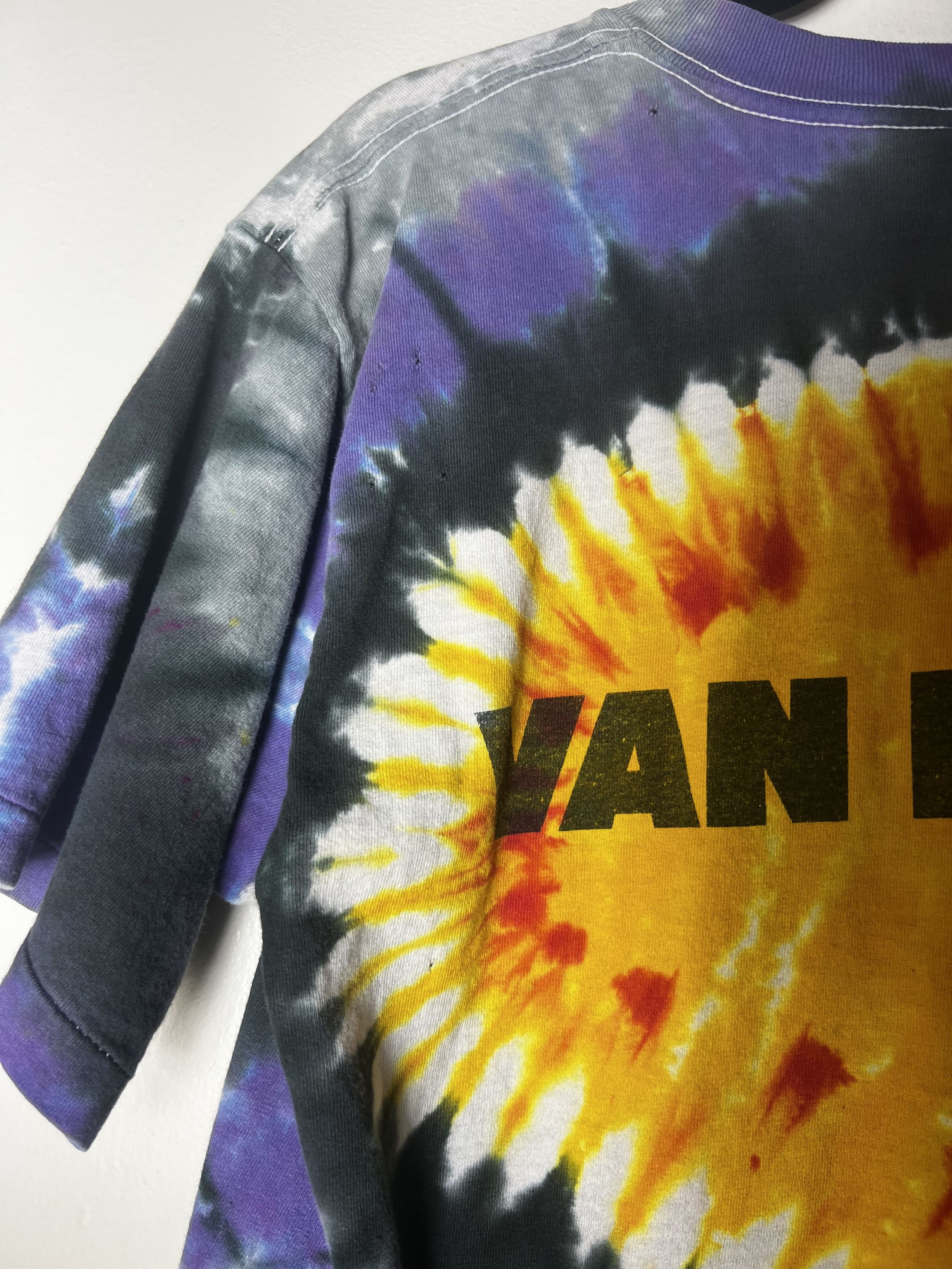 Vintage Vintage 1991 Tie Dye Van Halen Double Sided Graphic T-Shirt Size US L / EU 52-54 / 3 - 8 Thumbnail