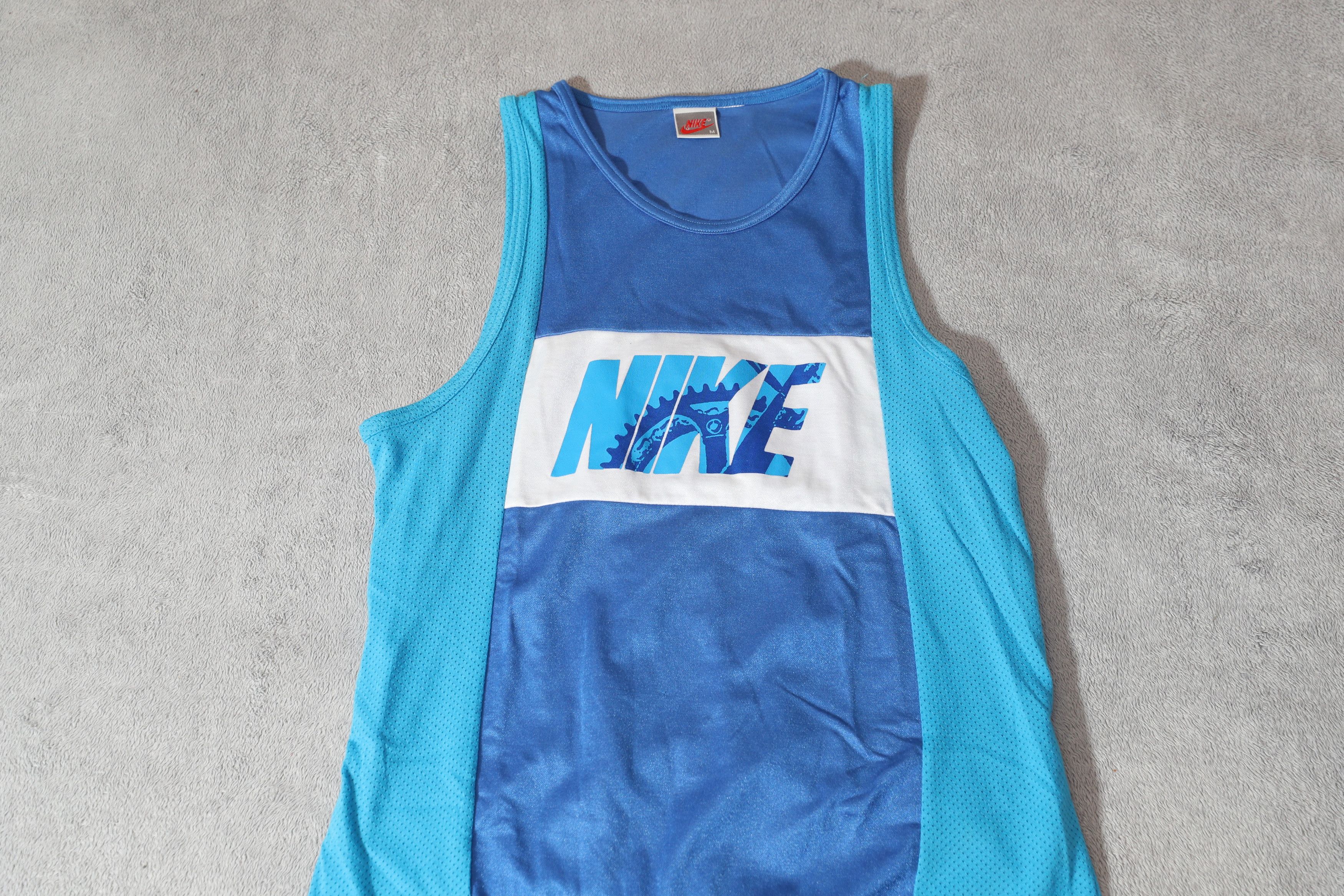 Nike Vintage Nike Blue Bike Top (M) Size US M / EU 48-50 / 2 - 3 Thumbnail