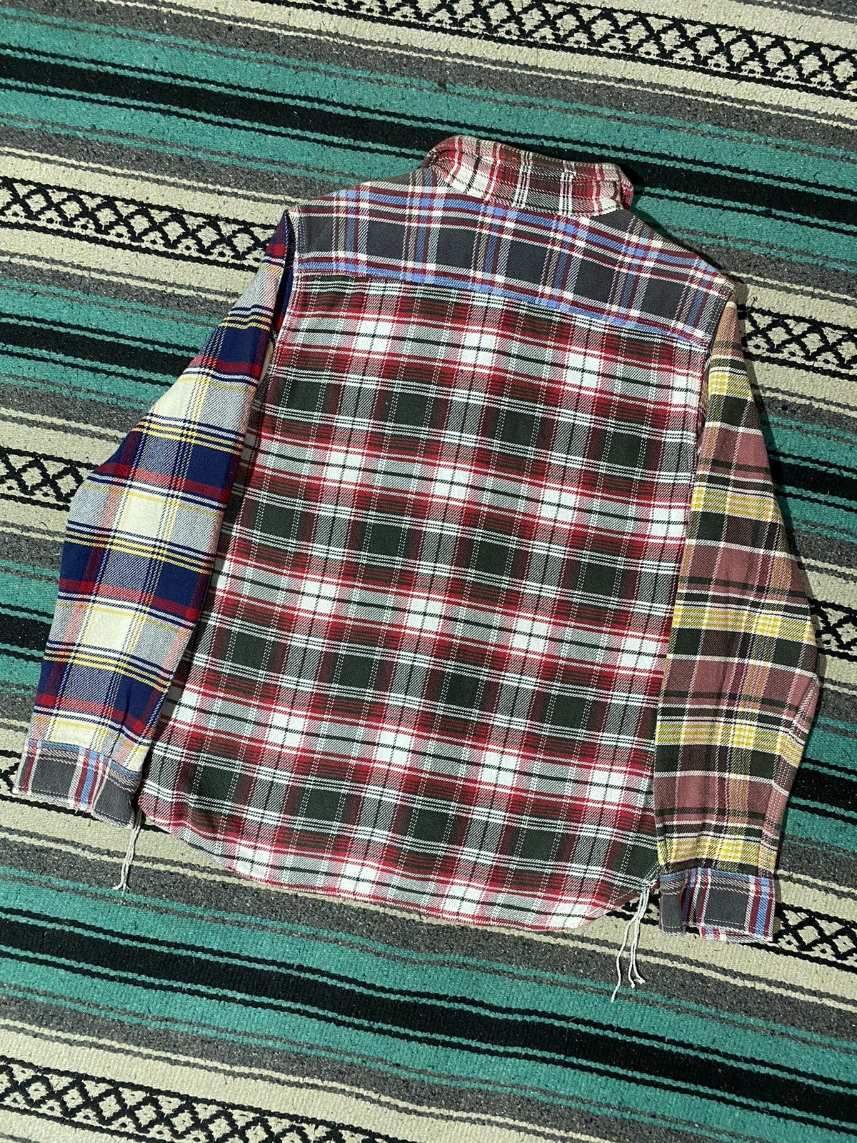 Japanese Brand Houston Union Made Heavyweight Flannel Shirt Size US L / EU 52-54 / 3 - 13 Thumbnail