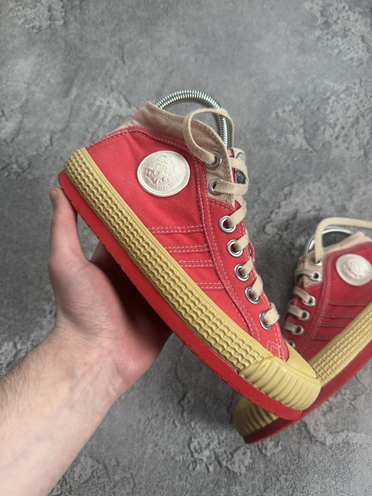 Diesel Diesel US8.5/EUR39 YUK Anniversary hi top sneakers shoes Size US 8.5 / IT 38.5 - 7 Thumbnail