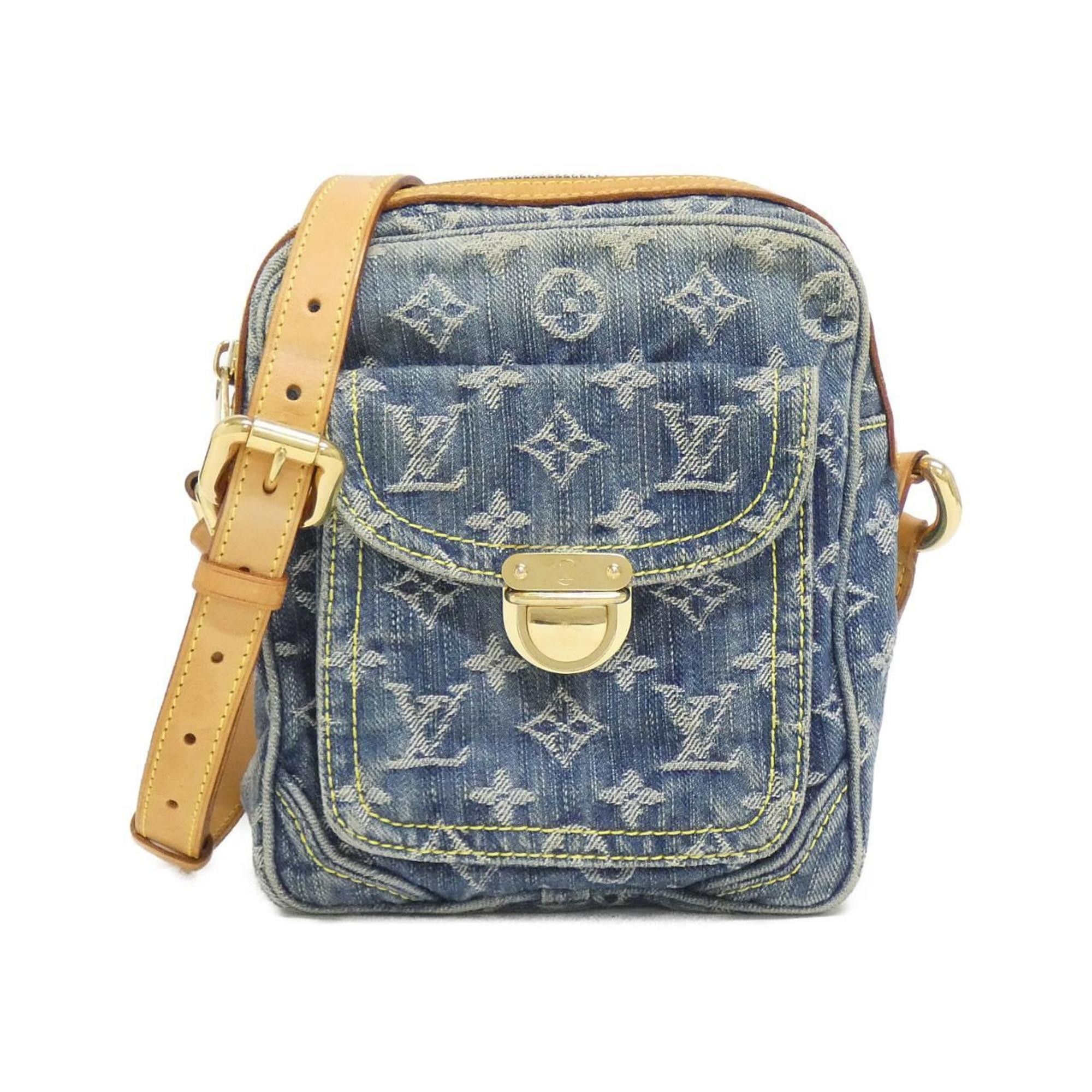 Louis Vuitton Monogram Denim Camera Bag M95348 Shoulder in Blue, Women's