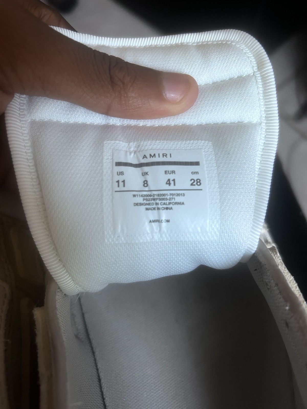 Amiri Amiris White Skeleton Size US 8 / EU 41 - 5 Thumbnail