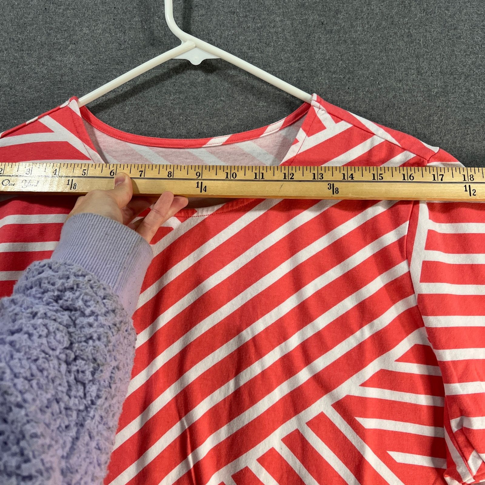 Other Sport Savvy Criss-Cross Jersey Round Neck Top Size XL / US 12-14 / IT 48-50 - 6 Thumbnail