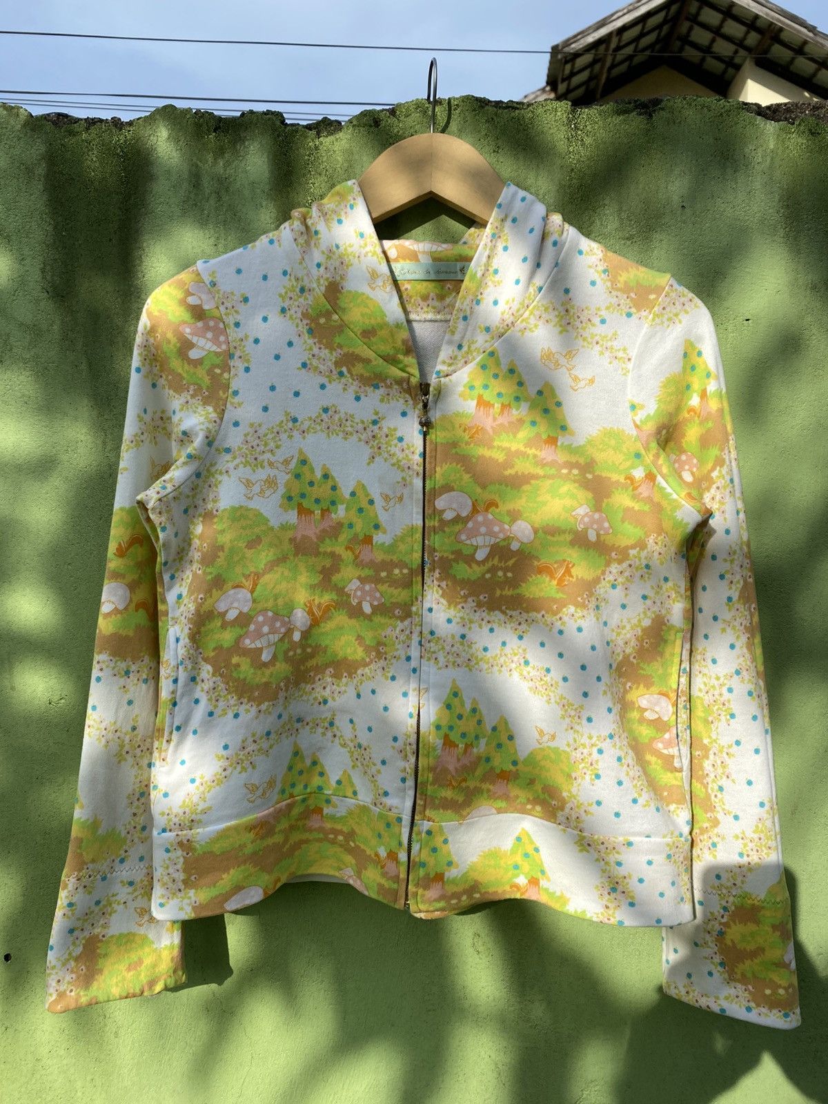 Japanese Brand Cherir La Femme Japanese Fairy Zip Hoodie Forest Mushroom Size M / US 6-8 / IT 42-44 - 1 Thumbnail