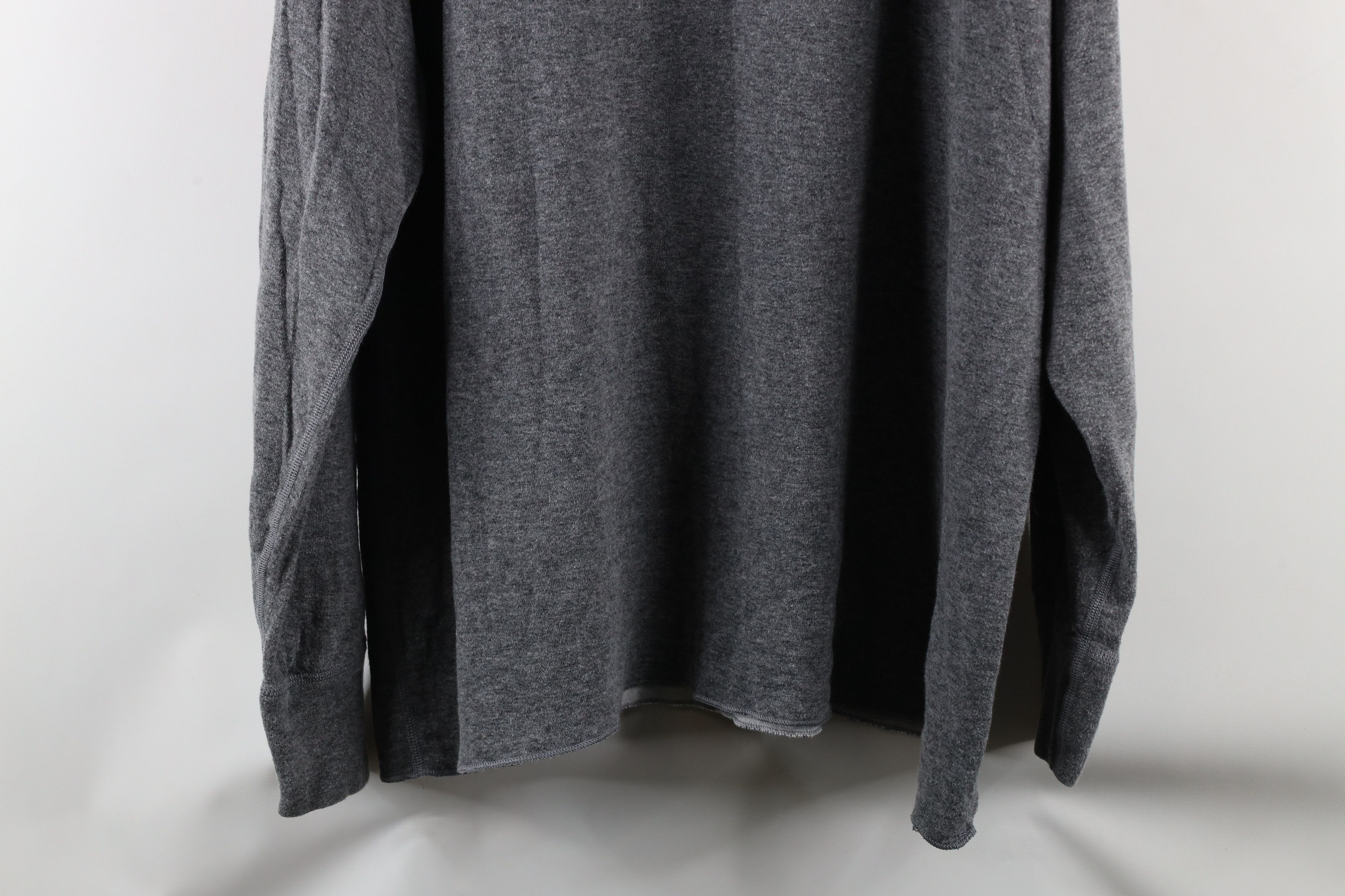 L.L. Bean × Vintage Vintage LL Bean Wool Blend Long Sleeve Henley T-Shirt Gray Size US XXL / EU 58 / 5 - 9 Thumbnail