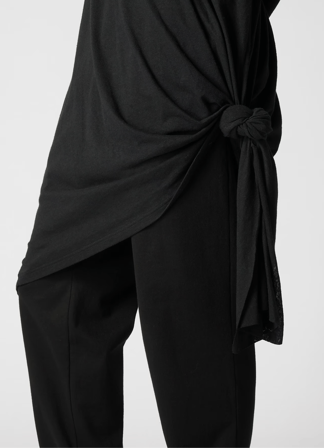 Yohji Yamamoto Yohji Yamamoto Pour Homme - TIED UP RAGLAN T Shirt Size US L / EU 52-54 / 3 - 11 Thumbnail