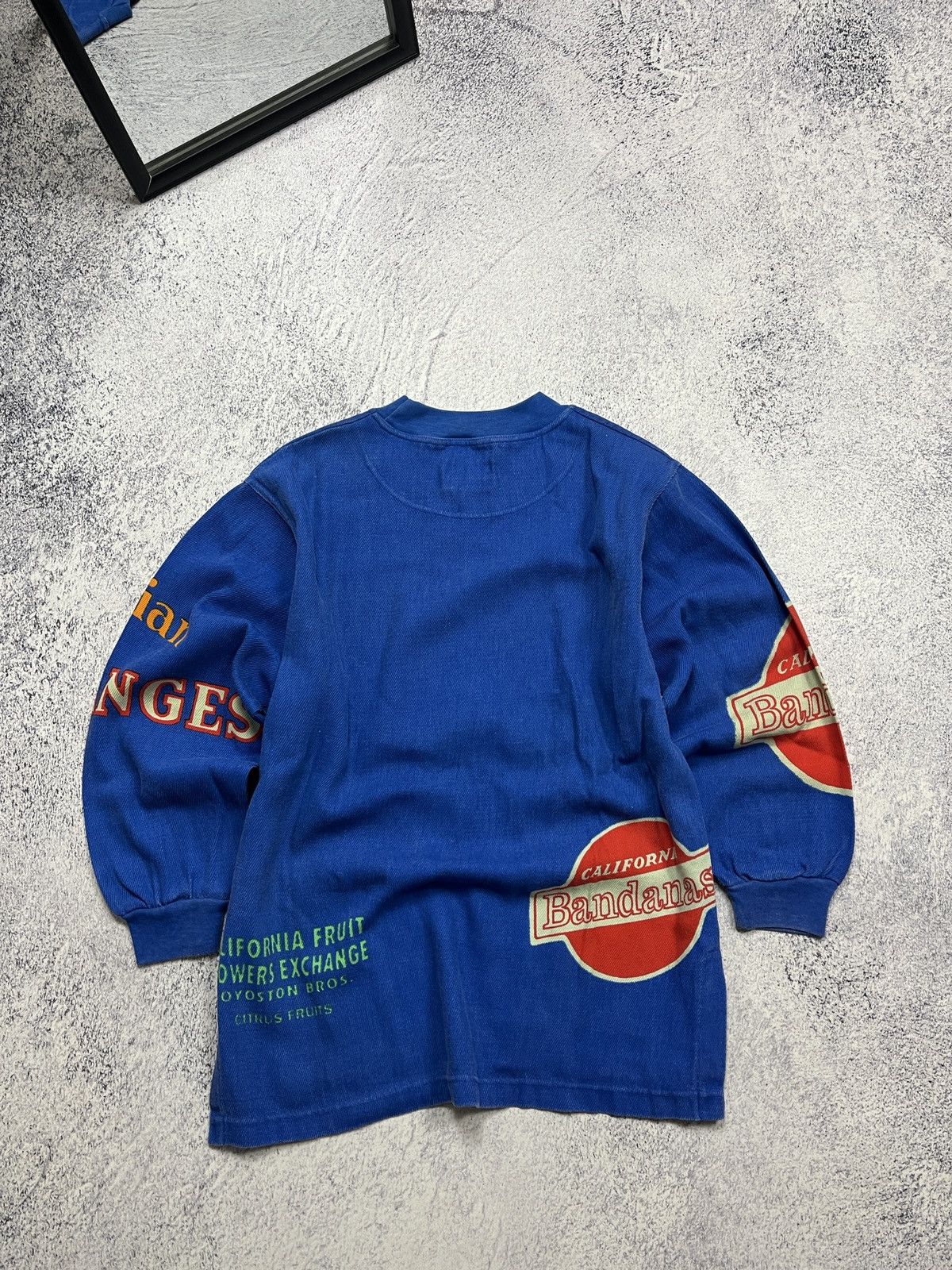Vintage Crazy Vintage 90’s Red Ball Californian Oranges Sweatshirt Size US S / EU 44-46 / 1 - 8 Thumbnail