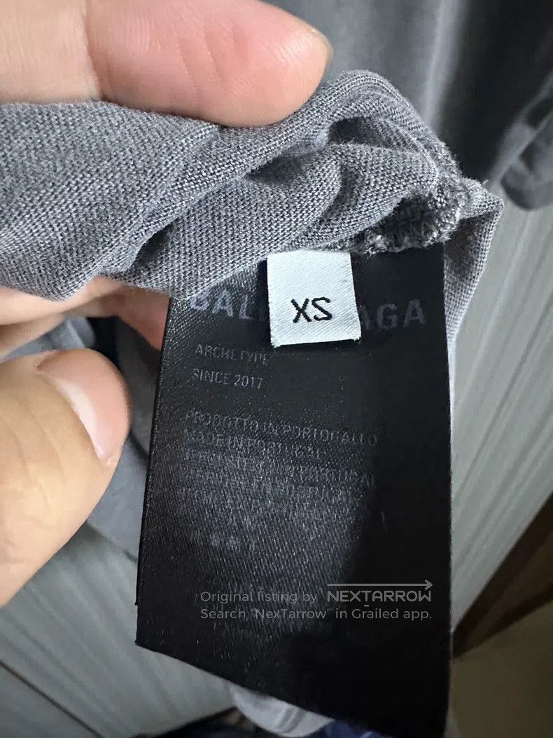 Balenciaga Balenciaga Washed Grey Short Sleeve Size US XS / EU 42 / 0 - 4 Thumbnail