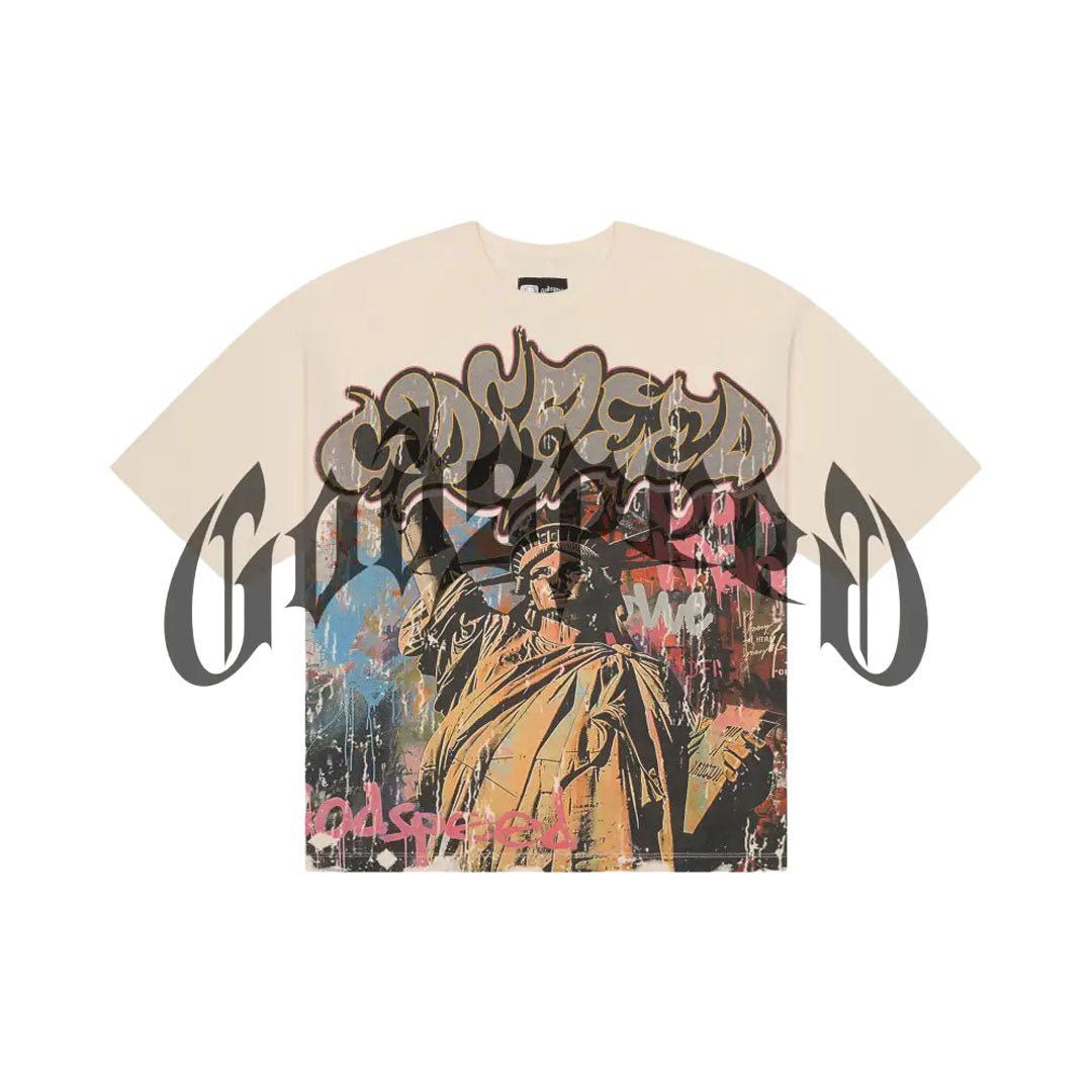 Godspeed Vandal Tee 'Bone' Size US M / EU 48-50 / 2 - 1 Thumbnail