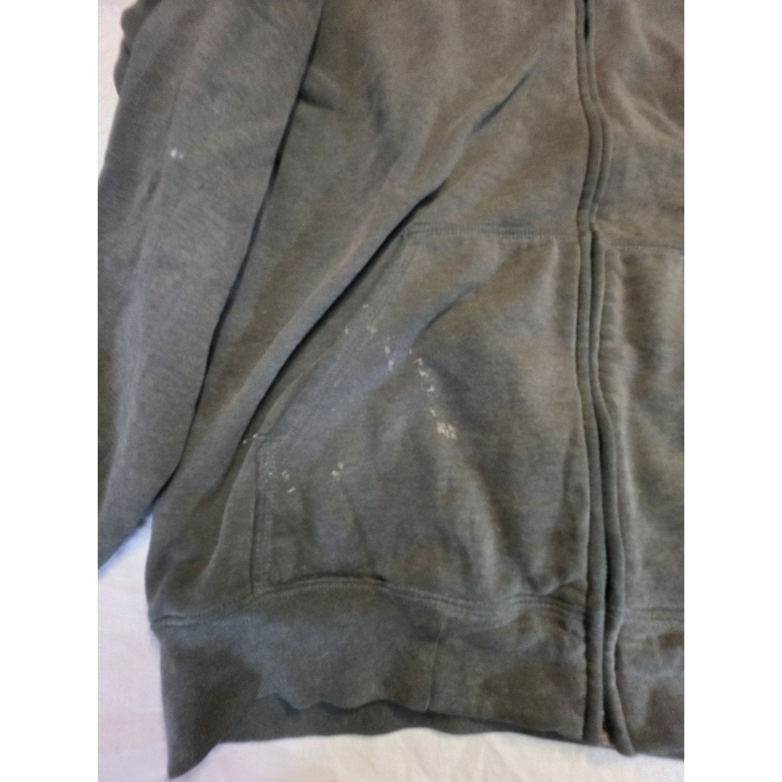 Carhartt Carhartt Men's Gray Sweatshirt with Missing Zipper Pull Size US L / EU 52-54 / 3 - 6 Thumbnail