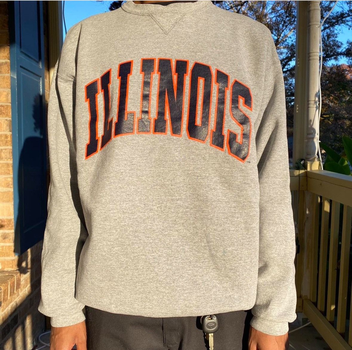 Vintage Vintage Illinois Crewneck Size US XL / EU 56 / 4 - 1 Thumbnail