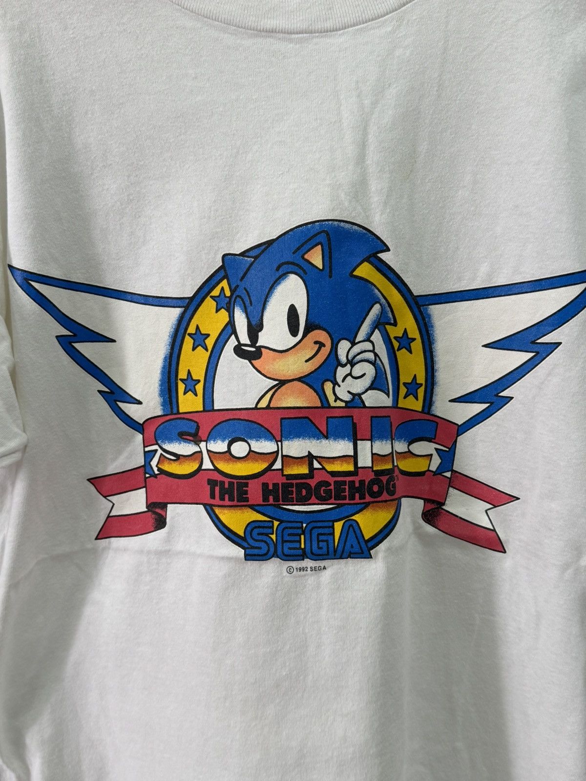 Vintage Sonic the hedge hog - vintage SEGA 1992 Size US L / EU 52-54 / 3 - 2 Thumbnail