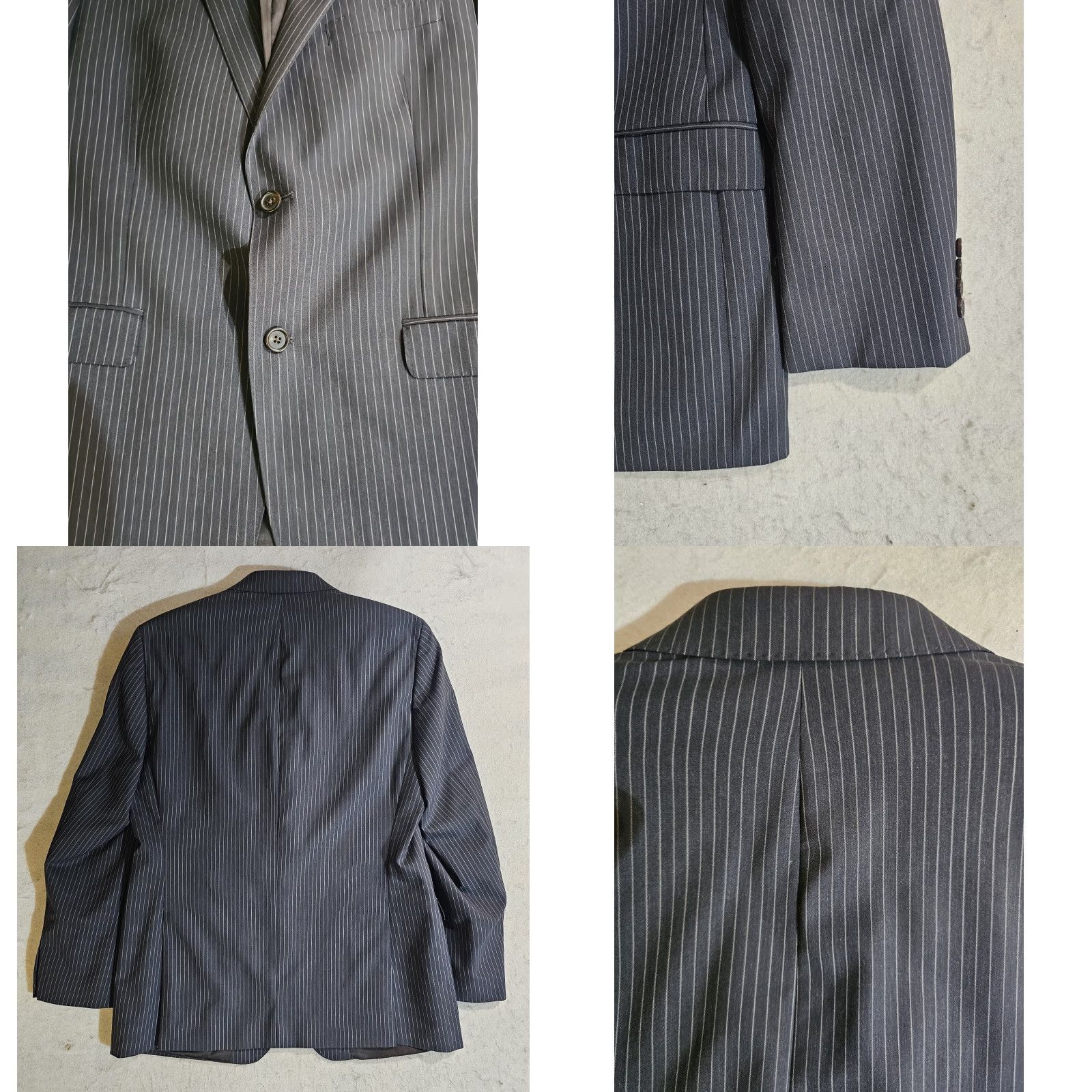 Ralph Lauren Ralph Lauren Black Label Slim Fit Blazer 100% Wool Sz 42R Pin Striped Size 42R - 8 Thumbnail
