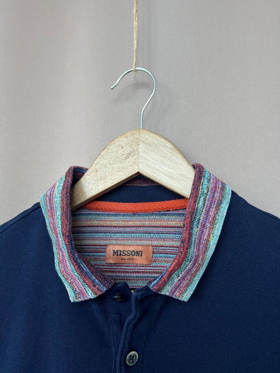 Missoni Missoni Slub Collar Polo Shirt Mens Size S Short Sleeve Size US S / EU 44-46 / 1 - 10 Thumbnail