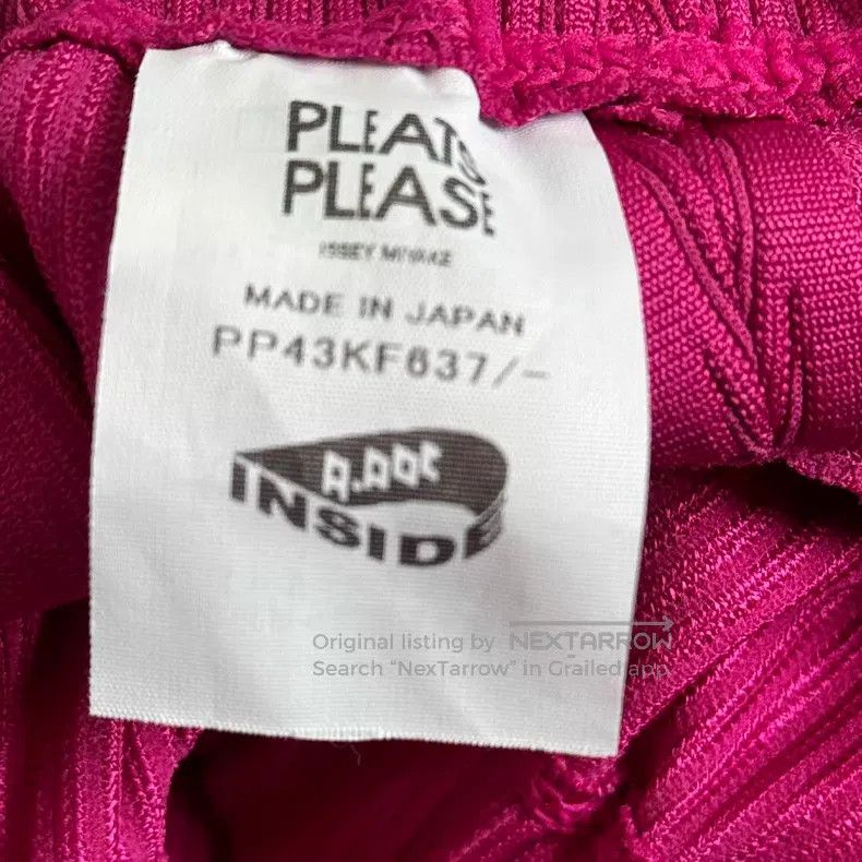 Issey Miyake Issey Miyake size:one size Pink Pants Size 22" - 3 Thumbnail
