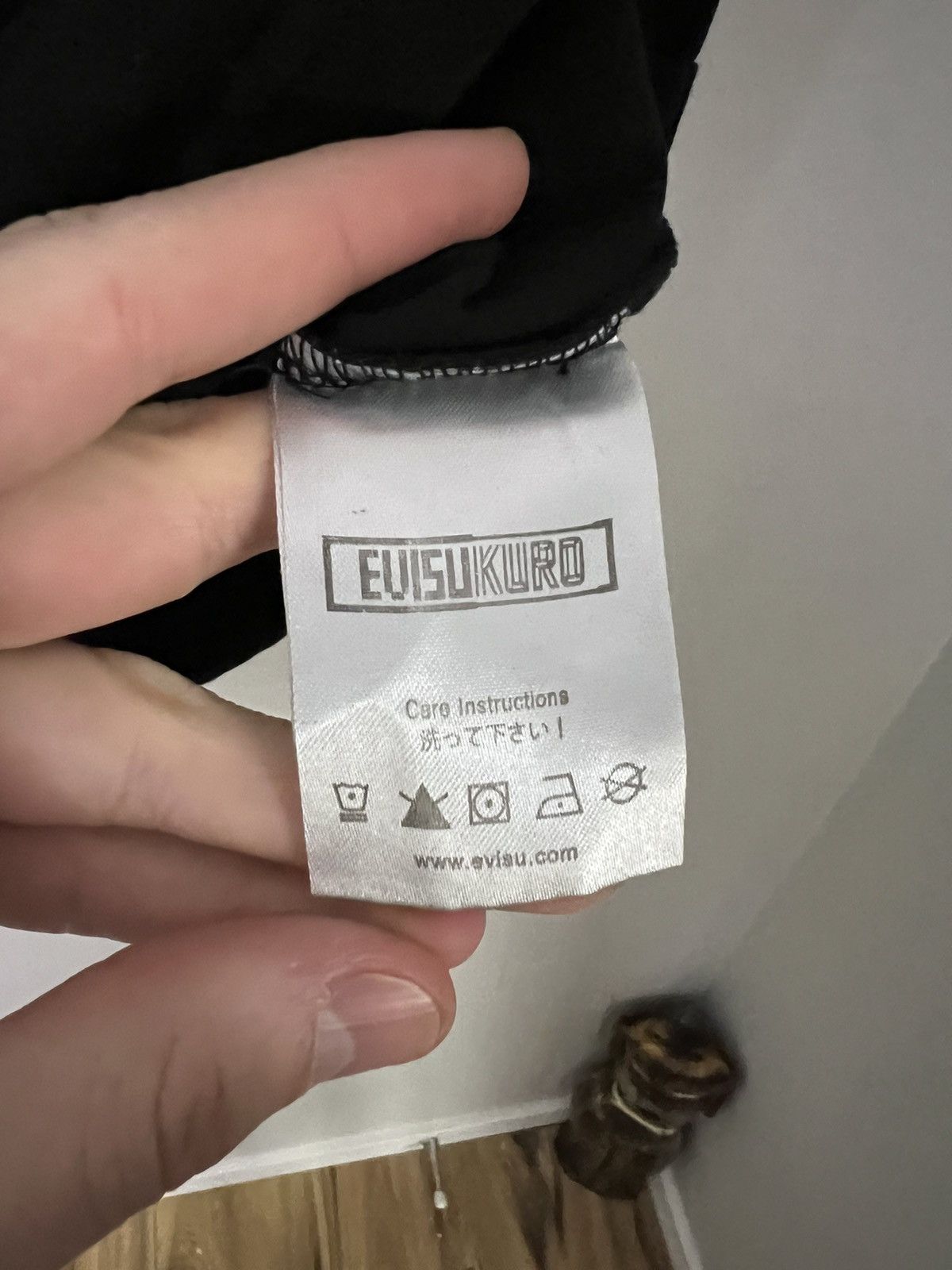 Evisu × Japanese Brand × Vintage Evisu Black Gold Embroidered Logo Shirt Size US M / EU 48-50 / 2 - 3 Thumbnail