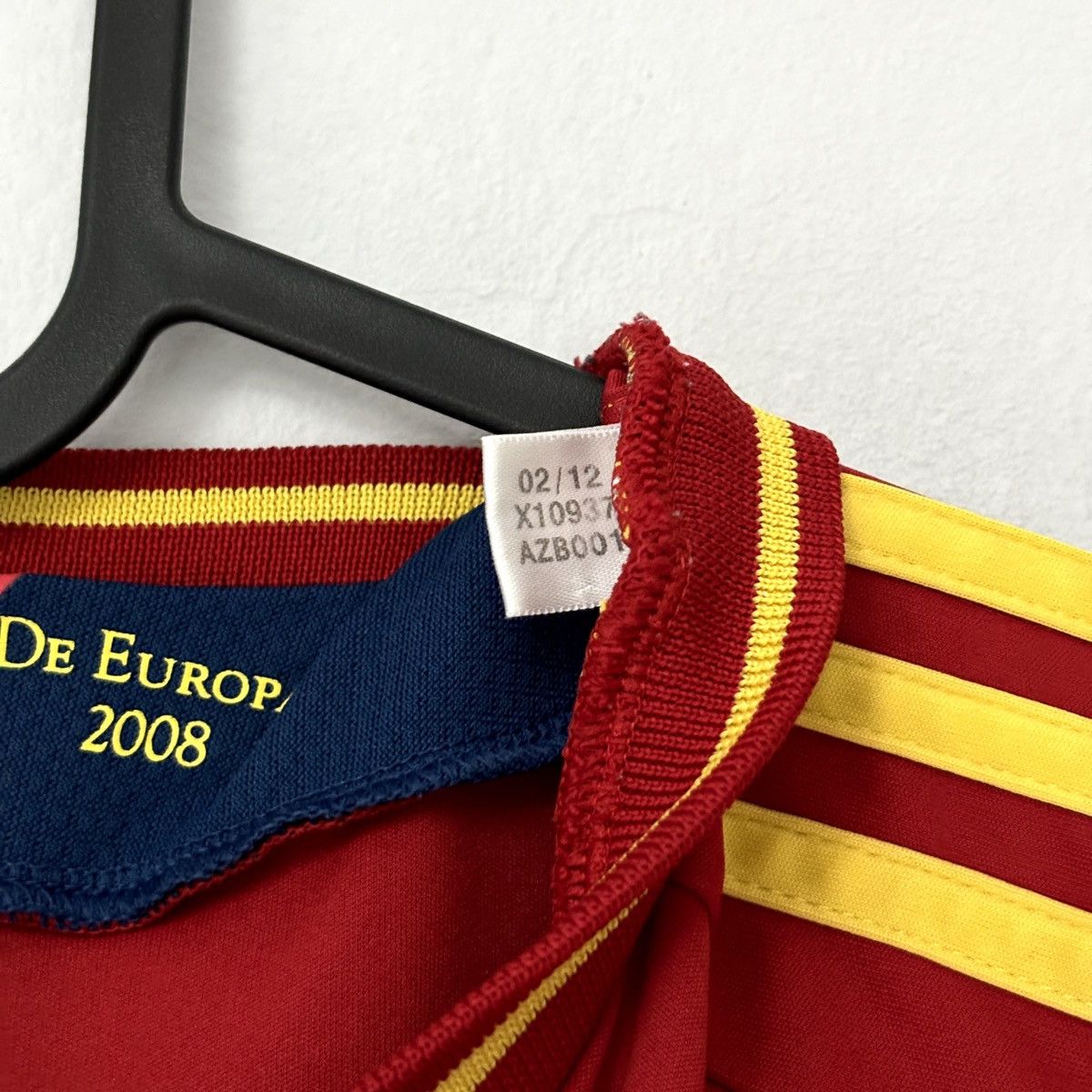 Adidas 2012 2014 Spain National Adidas Home Kit Soccer Jersey Shirt Size US M / EU 48-50 / 2 - 4 Thumbnail