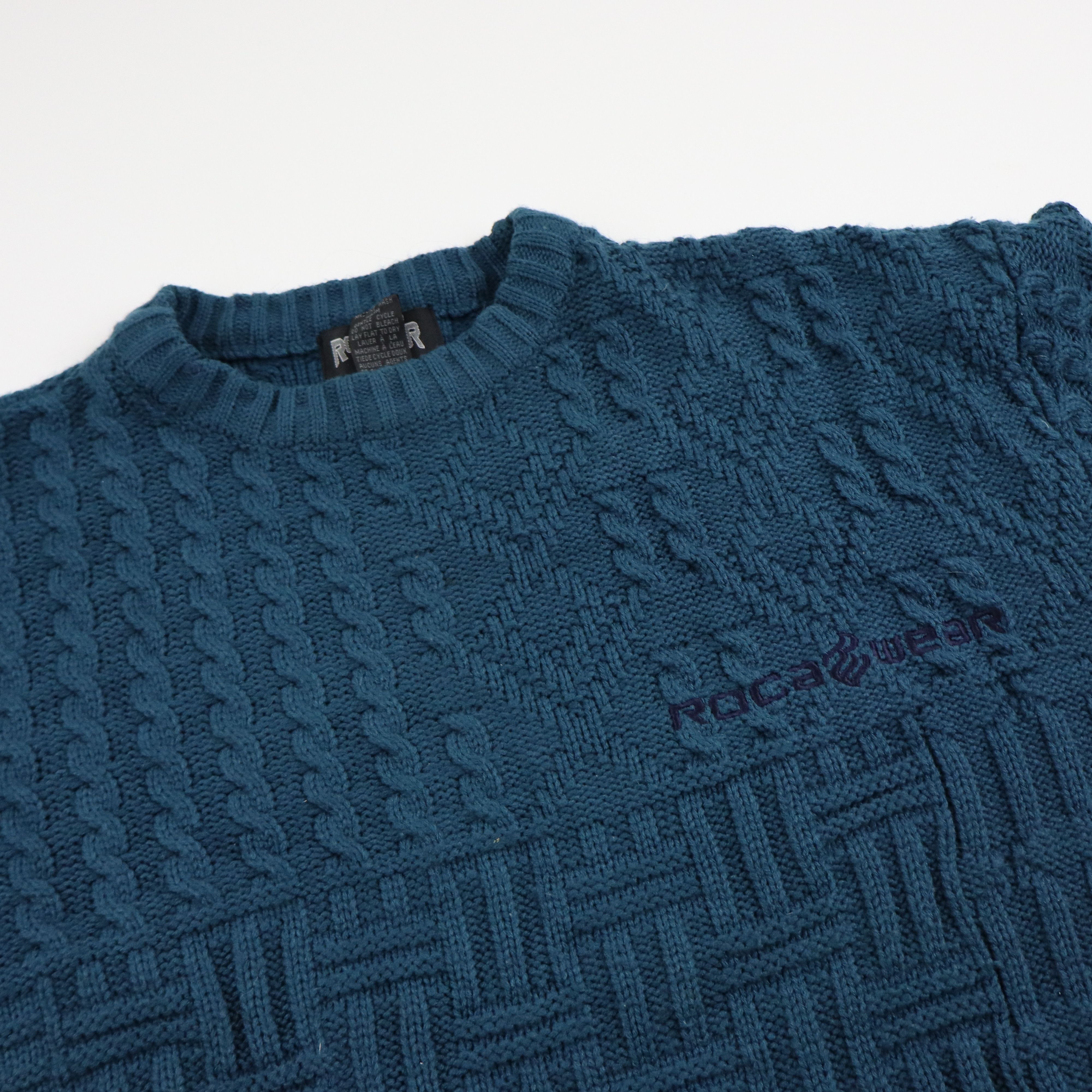 Coogi × Japanese Brand × Rocawear Vintage Coogi Style Y2K Avantgarde Knit Sweater 3d Cosby Size US L / EU 52-54 / 3 - 3 Thumbnail