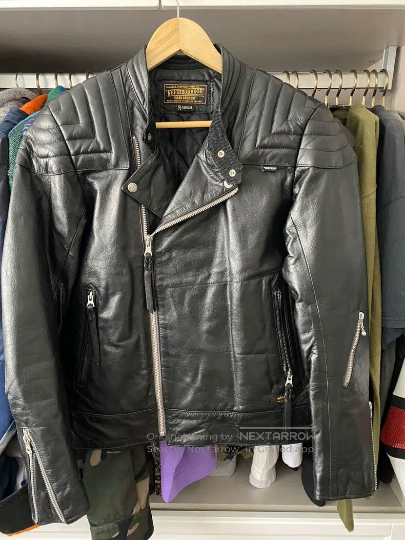 Neighborhood Neighborhood Leather jacket Size US M / EU 48-50 / 2 - 2 Thumbnail