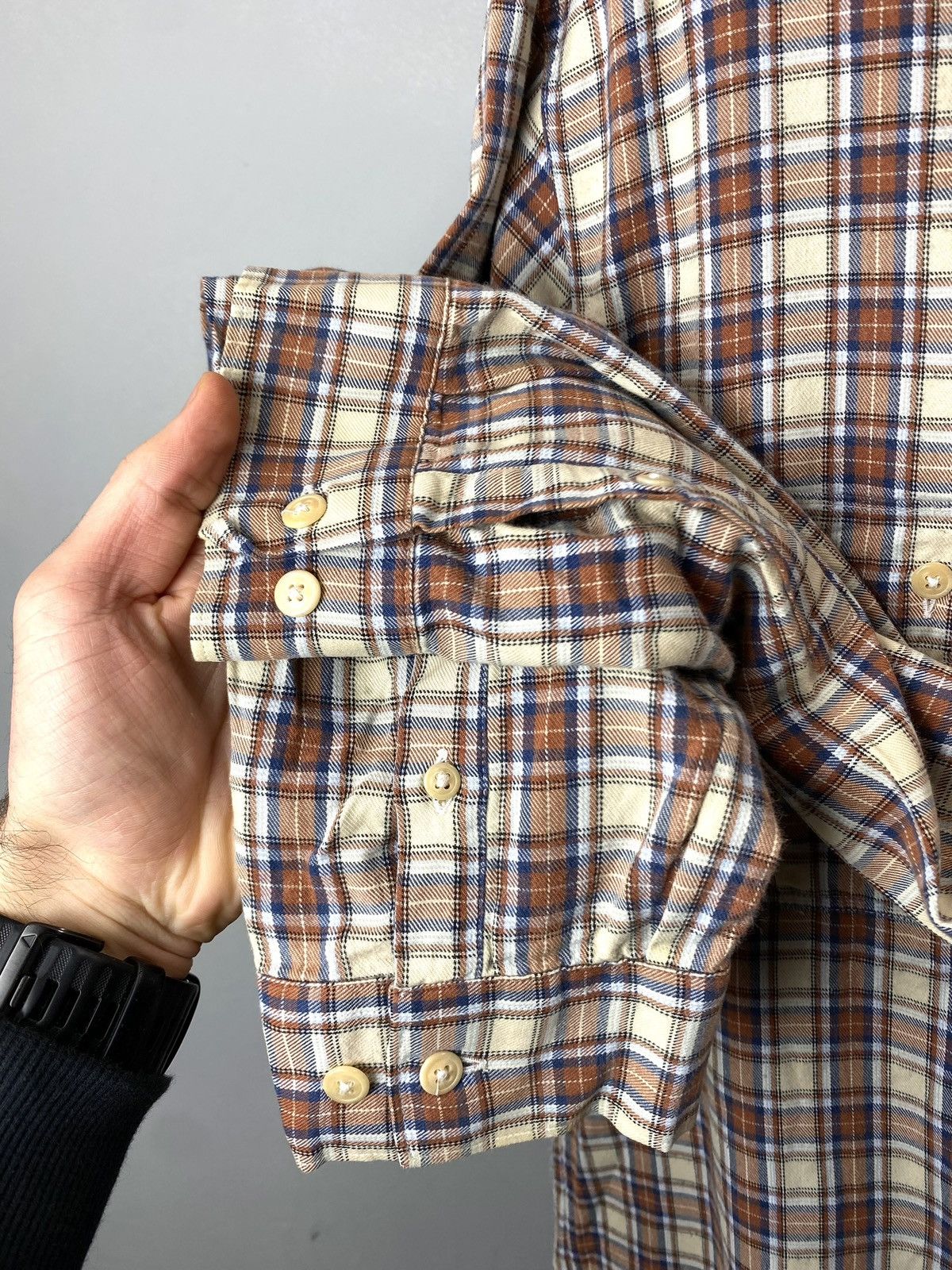 Barbour Vintage Barbour x Steve McQueen Flannel Shirt Harley Size US XXL / EU 58 / 5 - 10 Thumbnail