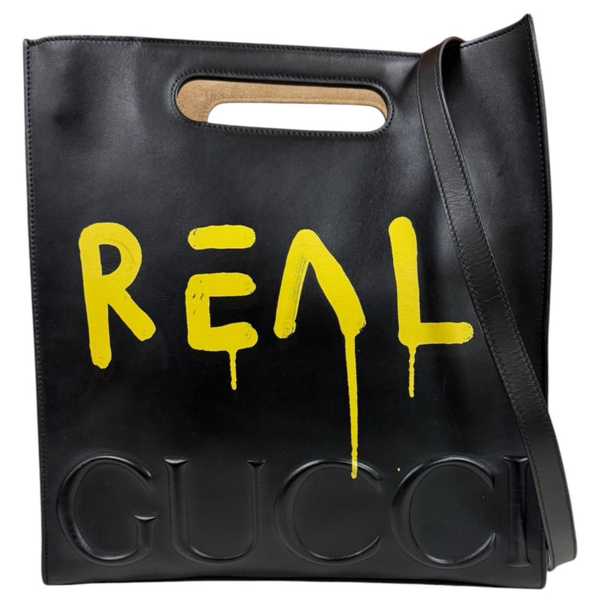 Gucci Gucci Ghost Shoulder Bag, Leather 414476, Black, Men's & Women's, GUCCI 2-Way Size ONE SIZE - 1 Thumbnail