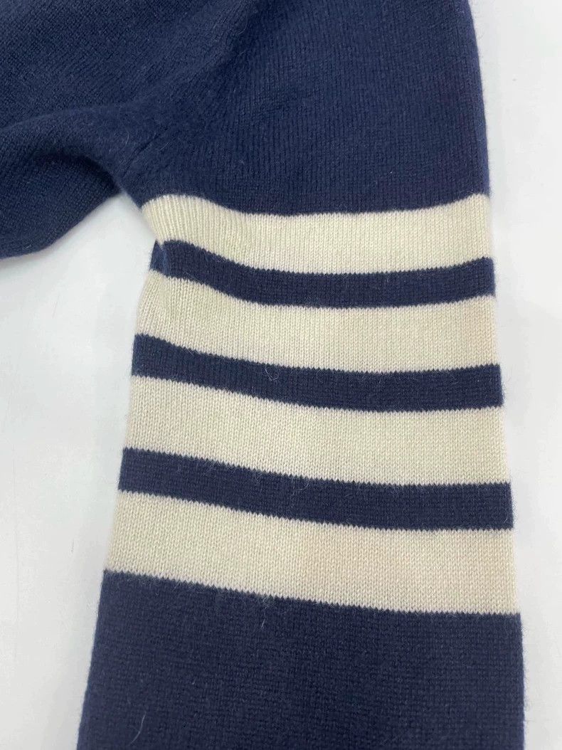 Thom Browne Thom browne Dark blue four-striped cashmere cardigan jacket Size XS / US 0-2 / IT 36-38 - 5 Thumbnail