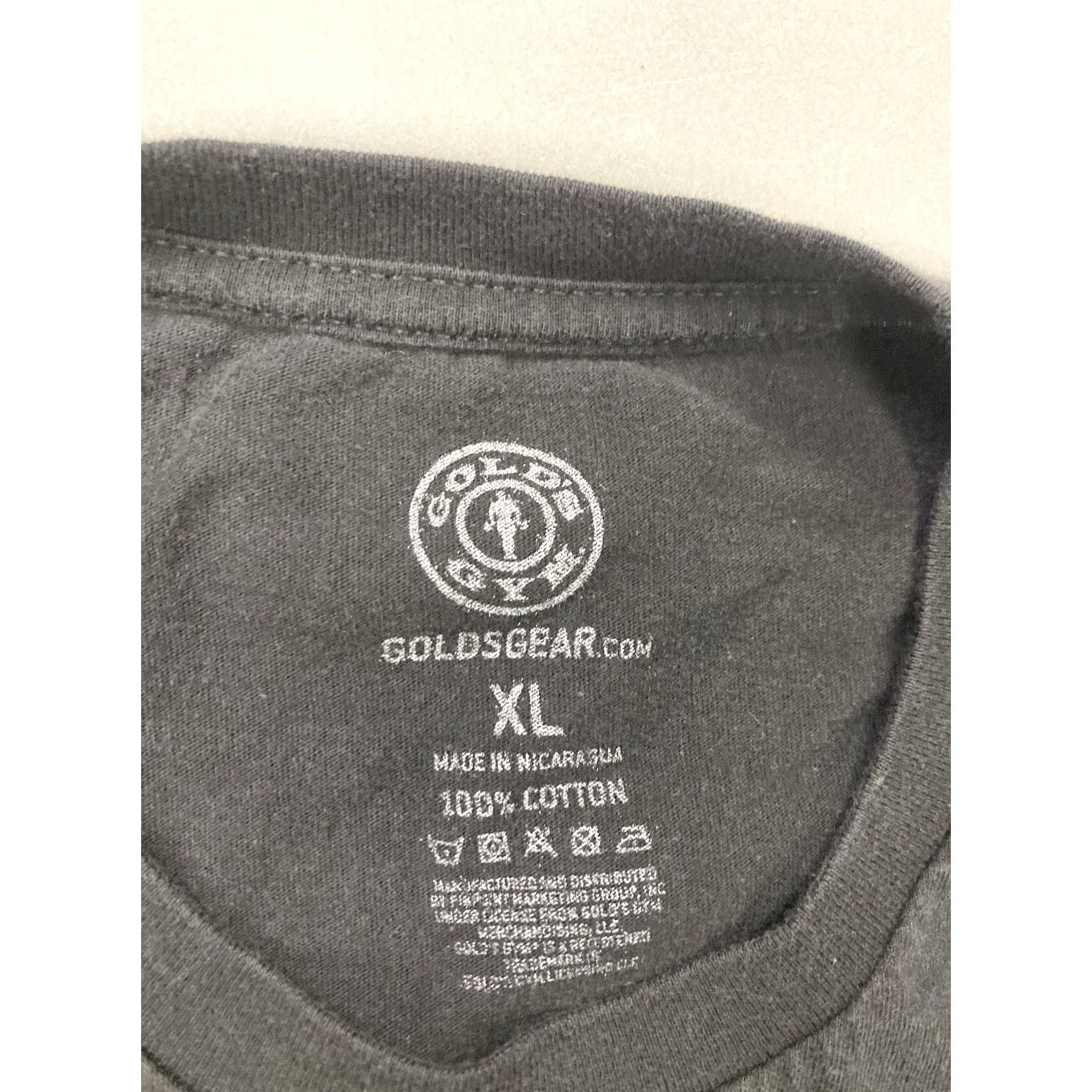 Vintage VINTAGE Gold's Gym Graphic T-shirt Men XL Black Logo Crew Neck Short Sleeve Disney? Size US XL / EU 56 / 4 - 7 Thumbnail