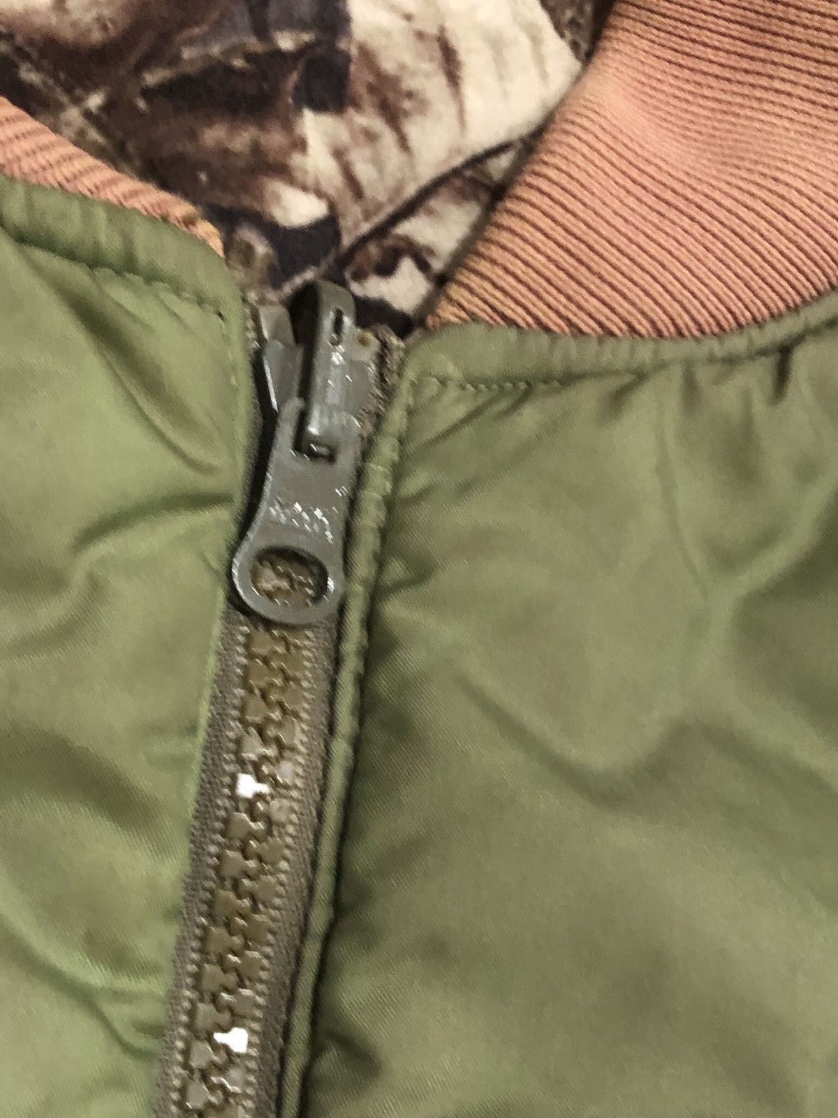 Columbia × Mossy Oaks × Vintage 90s Columbia Mossy Oak Camo Reversible Bomber Jacket Size US L / EU 52-54 / 3 - 12 Thumbnail