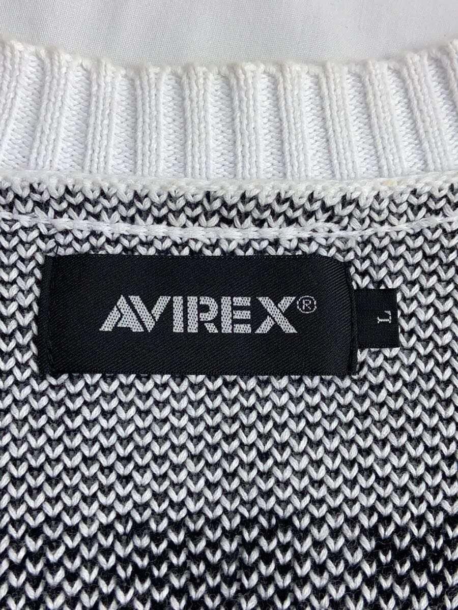 Avirex Avirex Avx Varsity Cotton Cardigan White Size US L / EU 52-54 / 3 - 3 Thumbnail