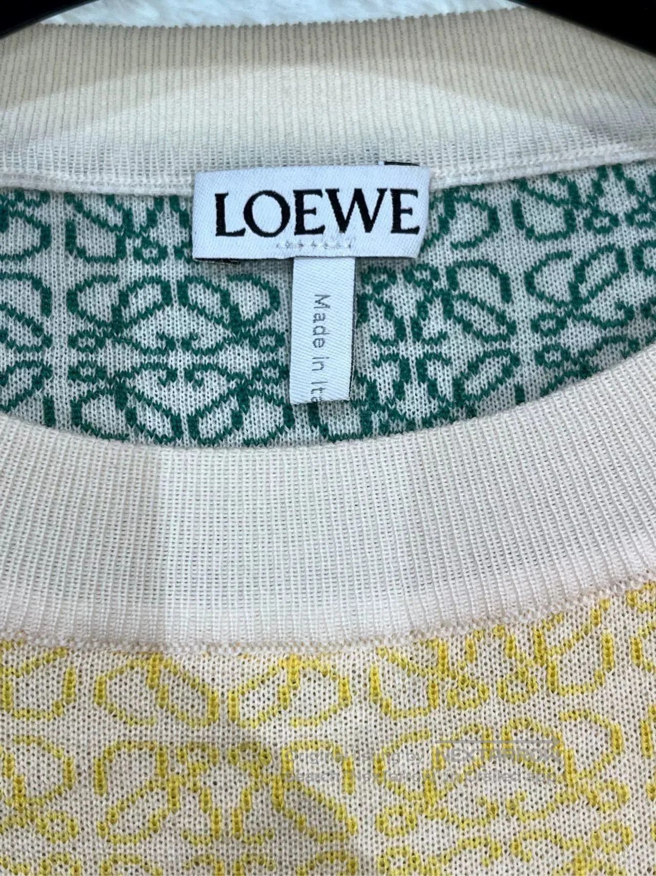 Loewe LOEWE FW22 Wool Intarsia Striped Sweater. Size US M / EU 48-50 / 2 - 3 Thumbnail